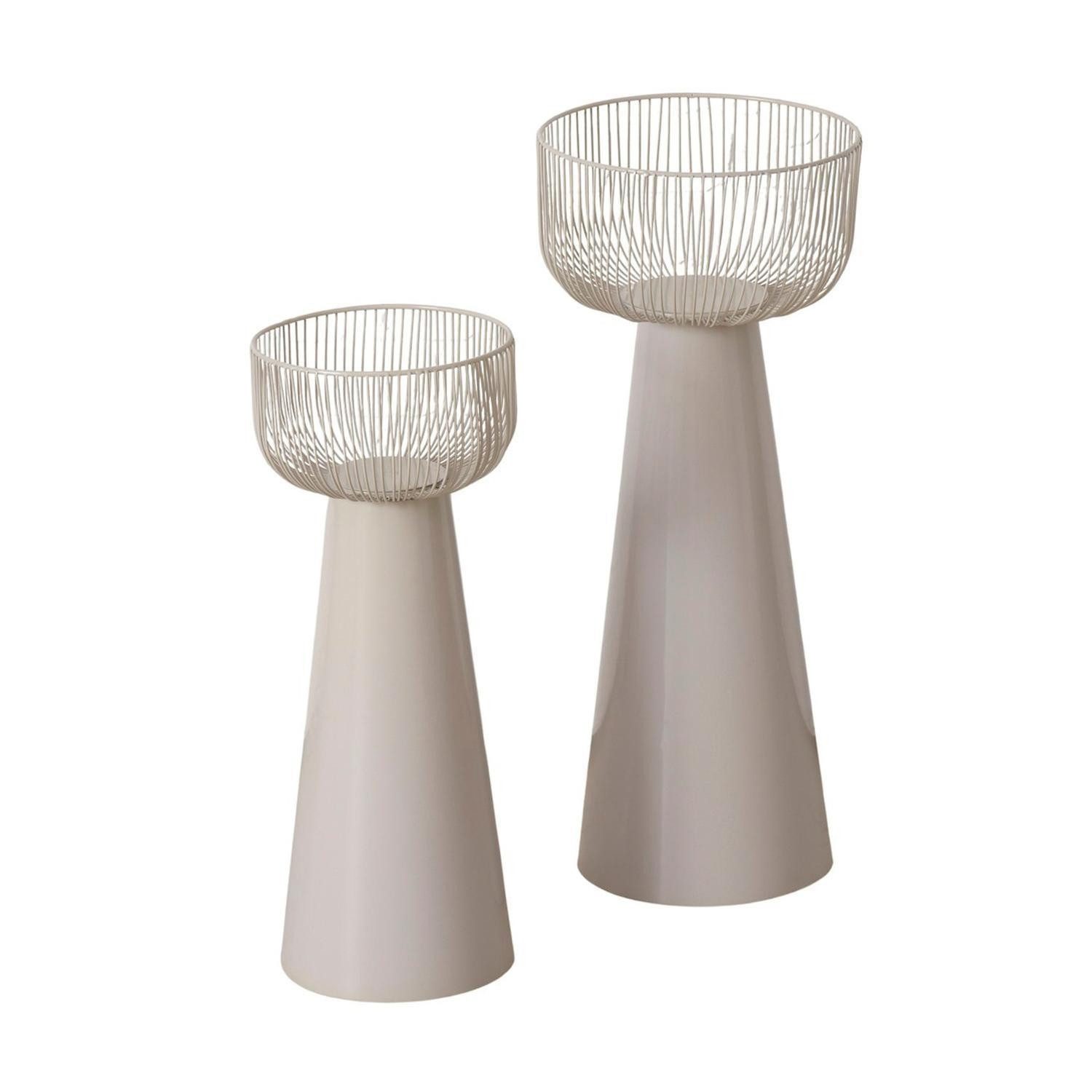 BOLTZE GRUPPE GmbH Dekosäule Dekofigur Cindy Beige 22x55 cm pulverbeschichted