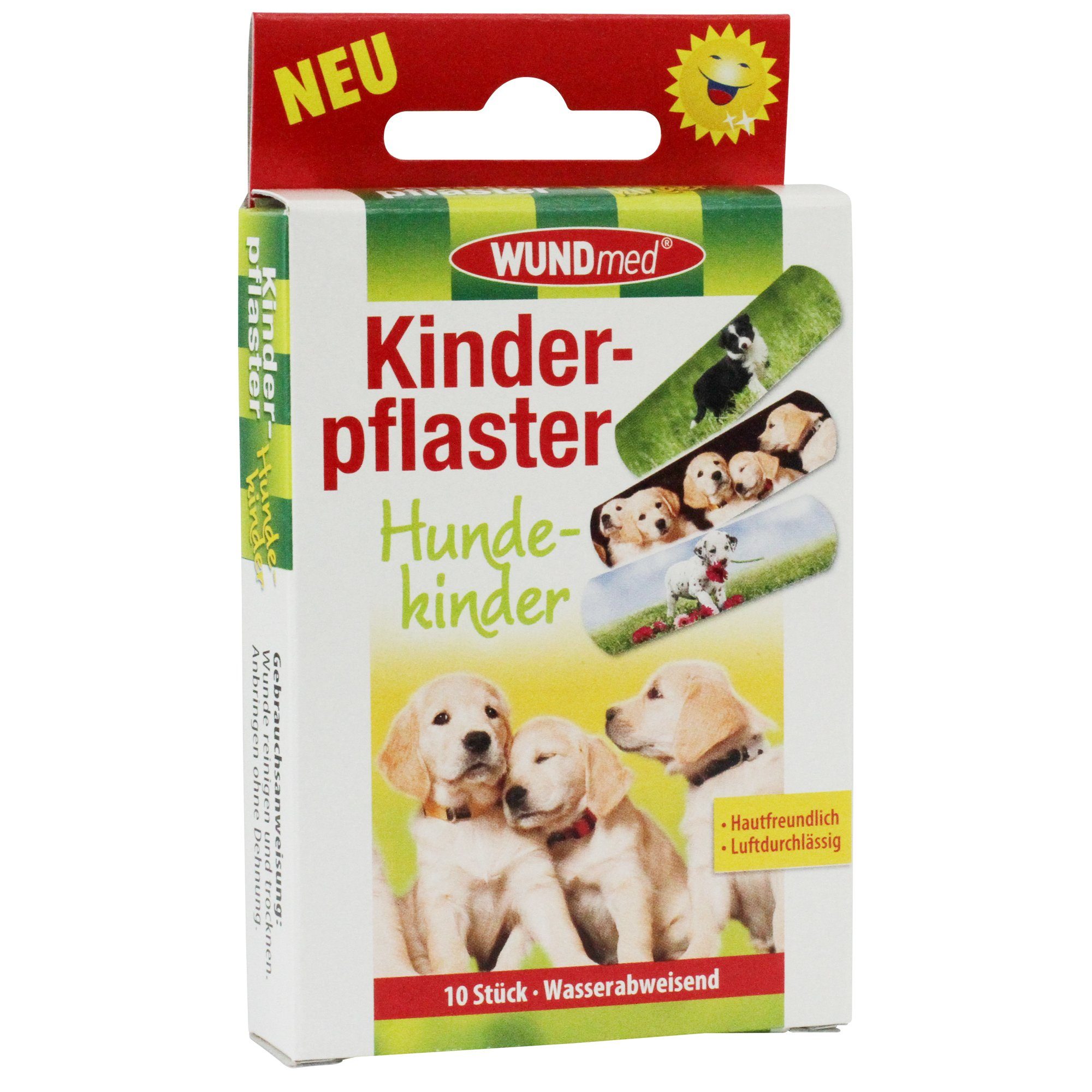 Wundmed Wundpflaster WUNDmed® Kinderpflaster "Hundekinder" 63 x 19 cm 10 Stück/Packung