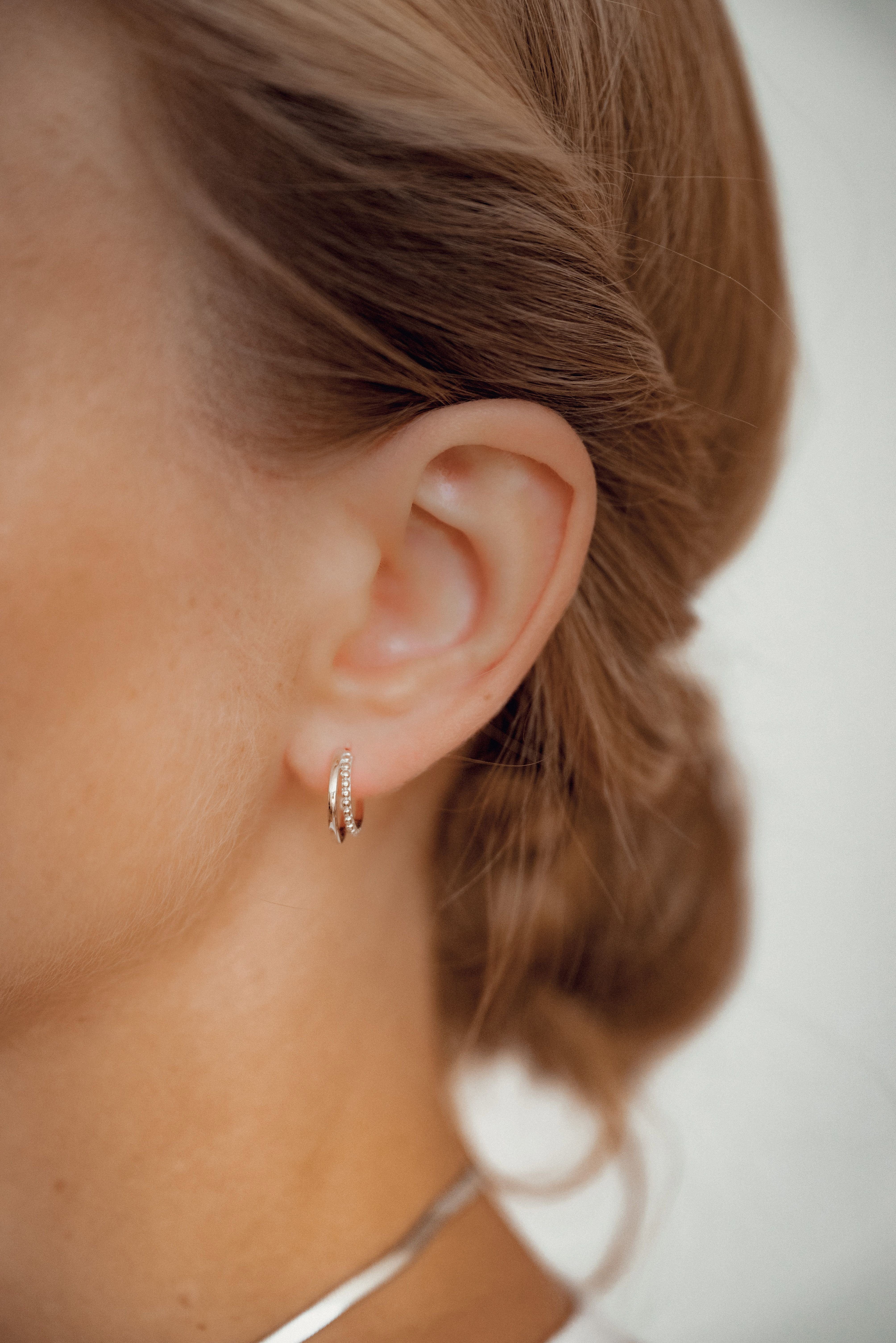 Hey Happiness Paar Ohrstecker Kugeln, Silber günstig online kaufen