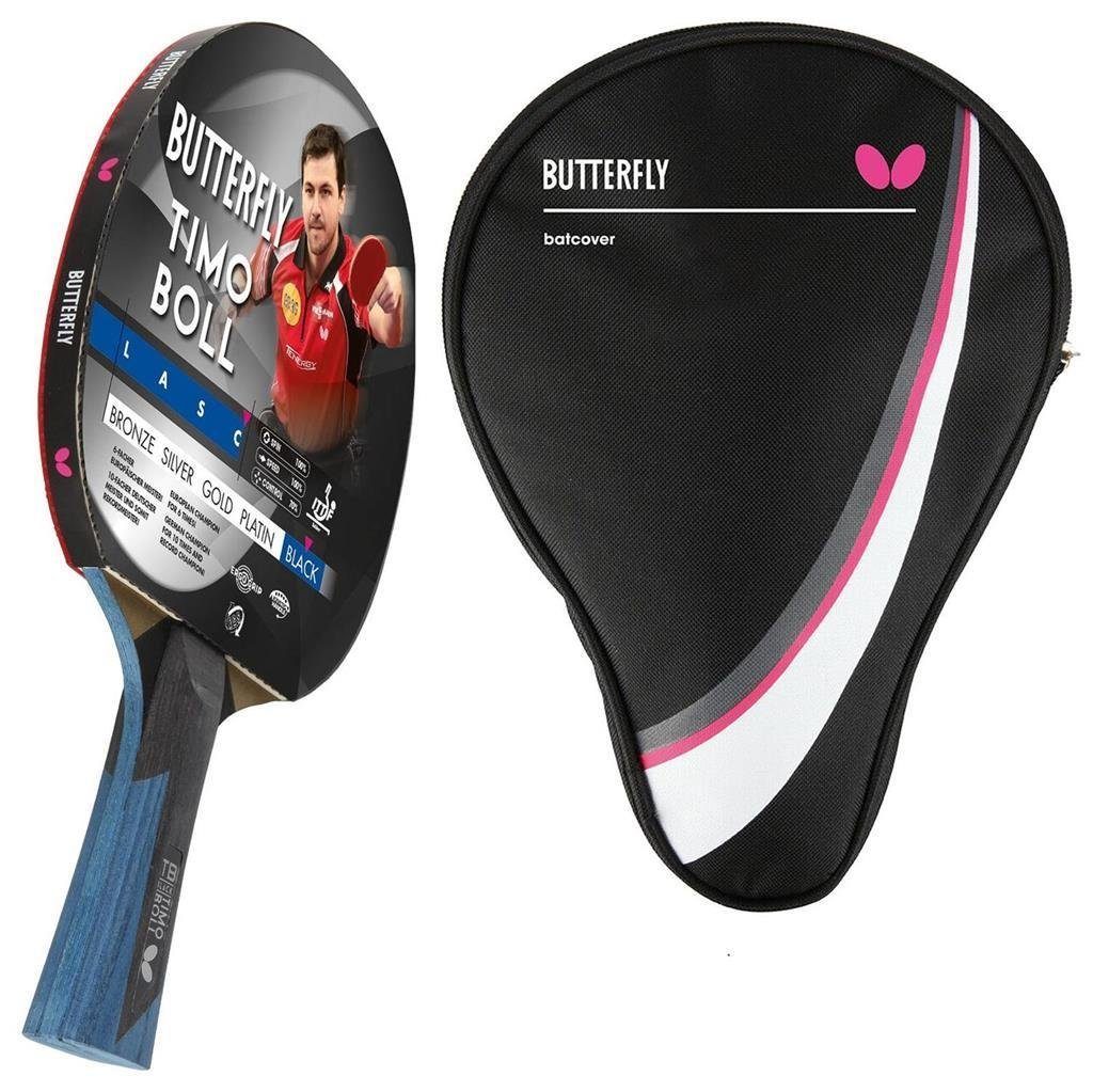 Tischtennisschläger 1x Timo Boll Black 85031 + Drive Case 1