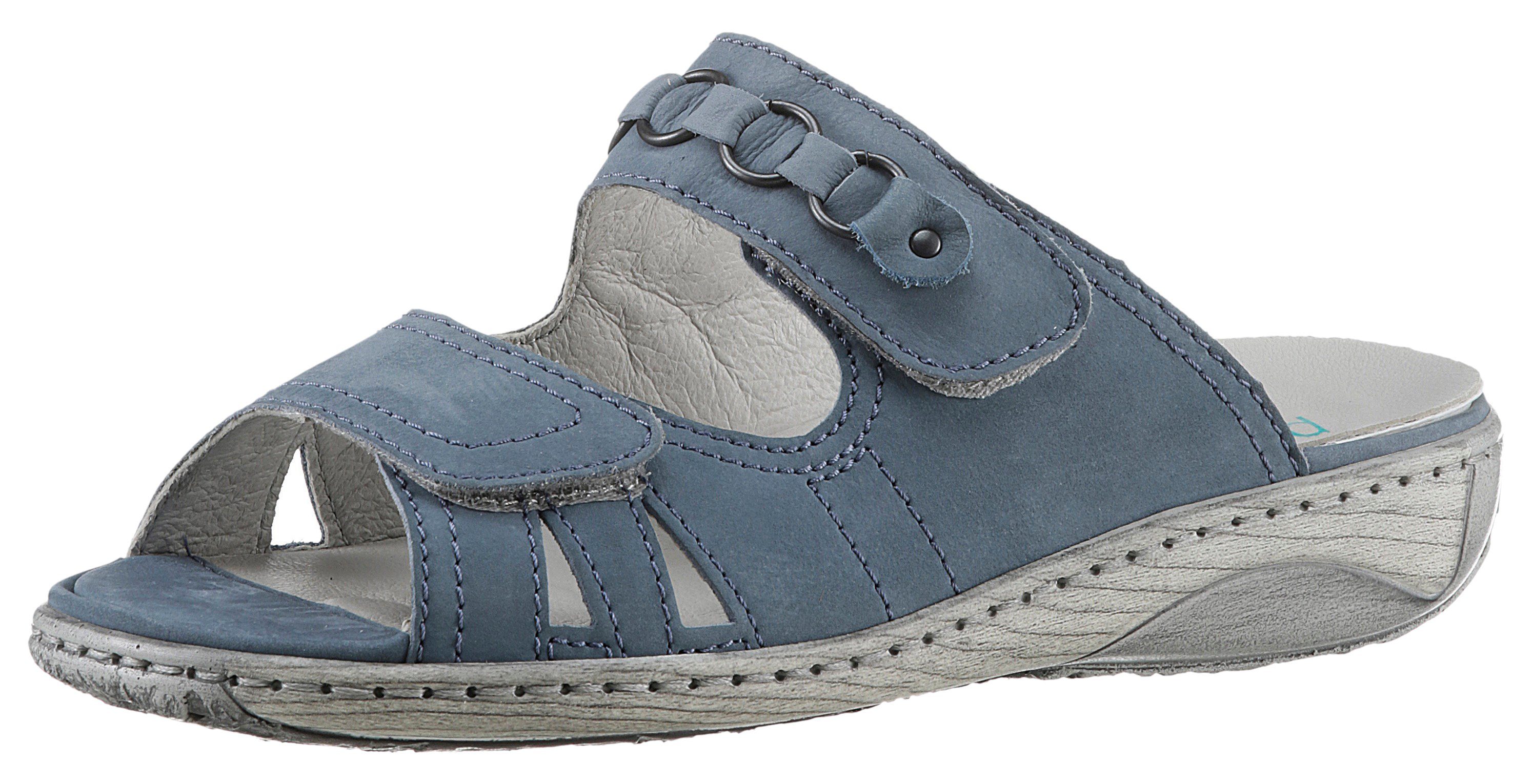 Waldläufer GARDA Pantolette, Keilabsatz, Sommerschuh, Schlappen mit Schmuck günstig online kaufen