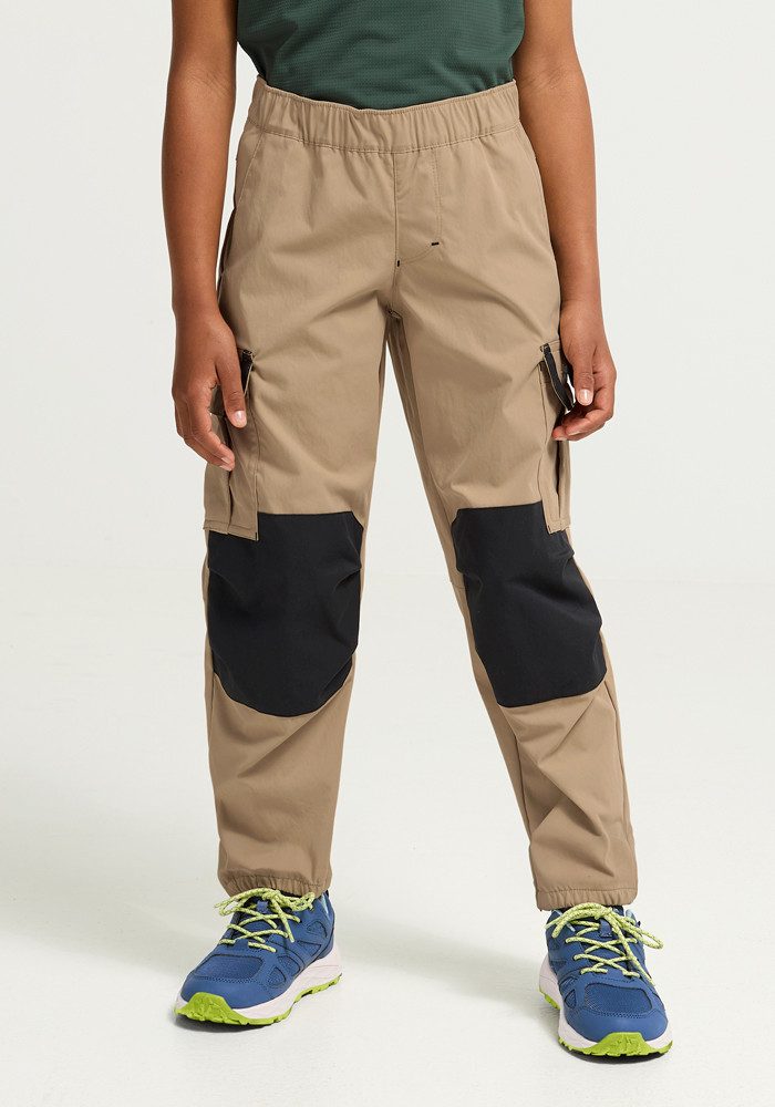 Jack Wolfskin Cargohose CARGO PANTS K mit reflektierenden Details, atmungsaktiv, windabweisend