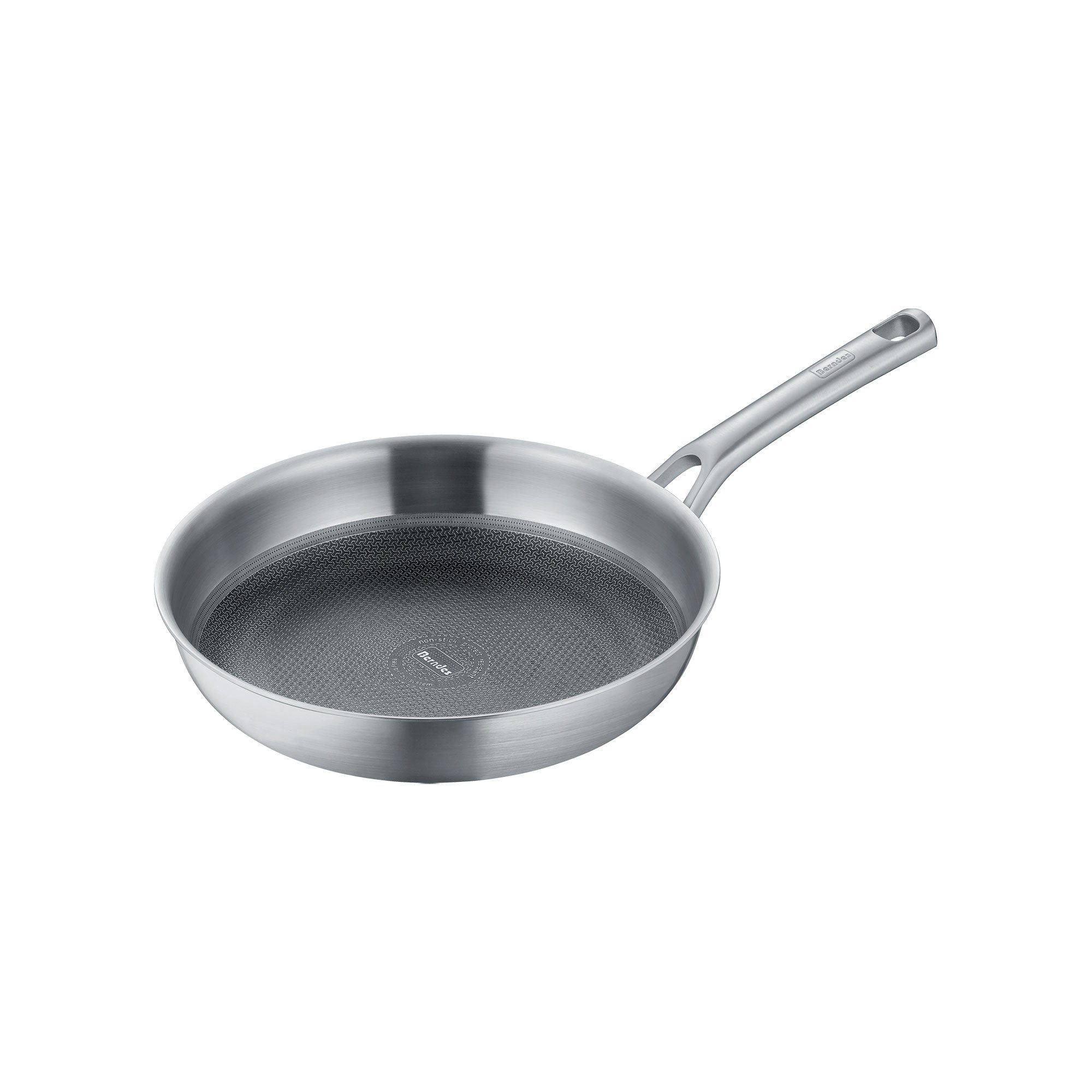 Berndes Pfannen-Set 24+28 cm, Edelstahl, poliert - Tricion Resist, 3-Schicht-Material (2-teilig)