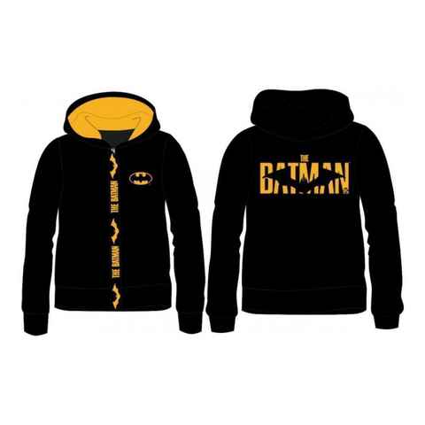 EplusM Collegejacke Batman Sweatshirt / leichte Jacke mit Reißverschluss, Kapuze, Logo