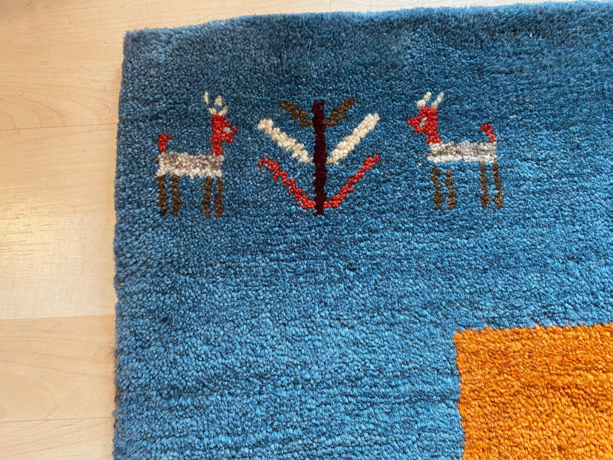 Handgeknüpft, Gabbeh Teppich Schurwolle Morgenlandbazar, Persische Perserteppich von 180×122 Hochflor-Teppich Handgeknüpft Nomaden Unikat