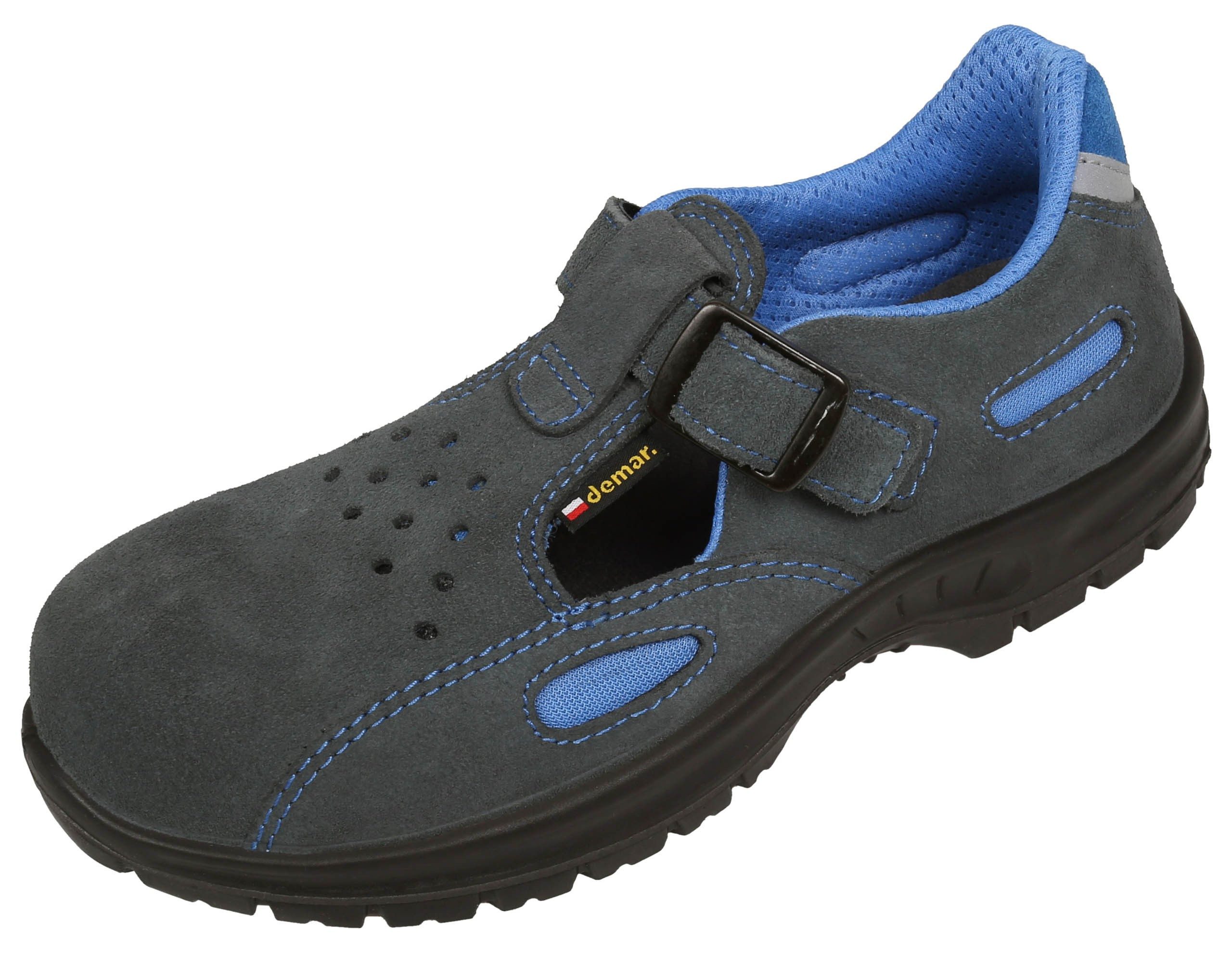 Demar Schutzsandalen für Damen aus Veloursleder LEO L Demar 35 EU Sicherheitsstiefel