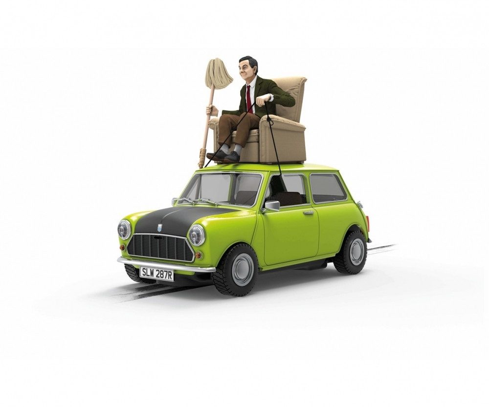 Scalextric Rennbahn-Auto Scalextric 1:32 Rennbahn Slotcar Mr Bean Mini - Do-It-Yourself HD