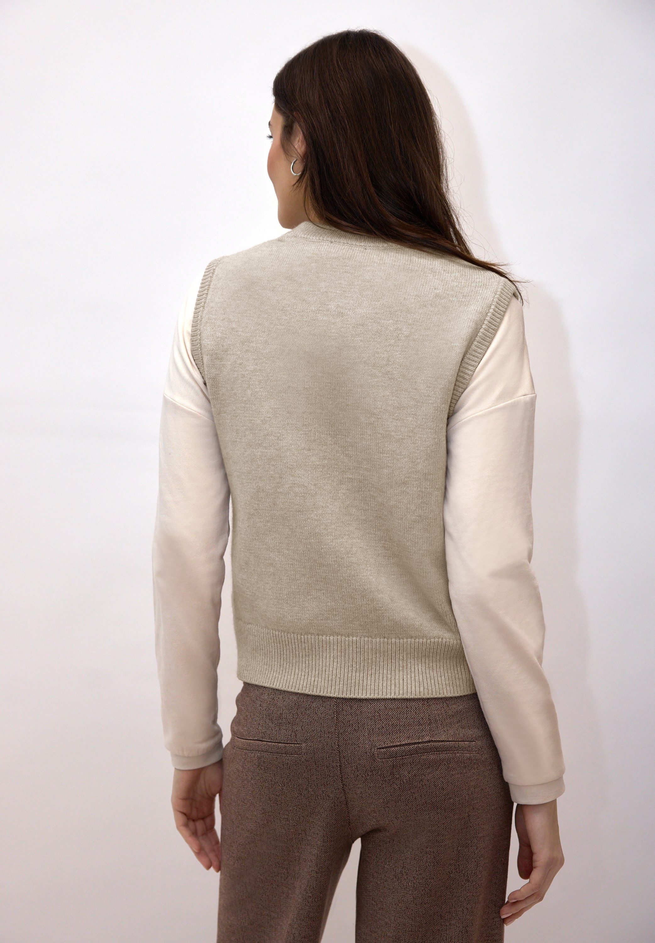 STREET ONE STUDIO Pullunder mit Rundhalsausschnitt