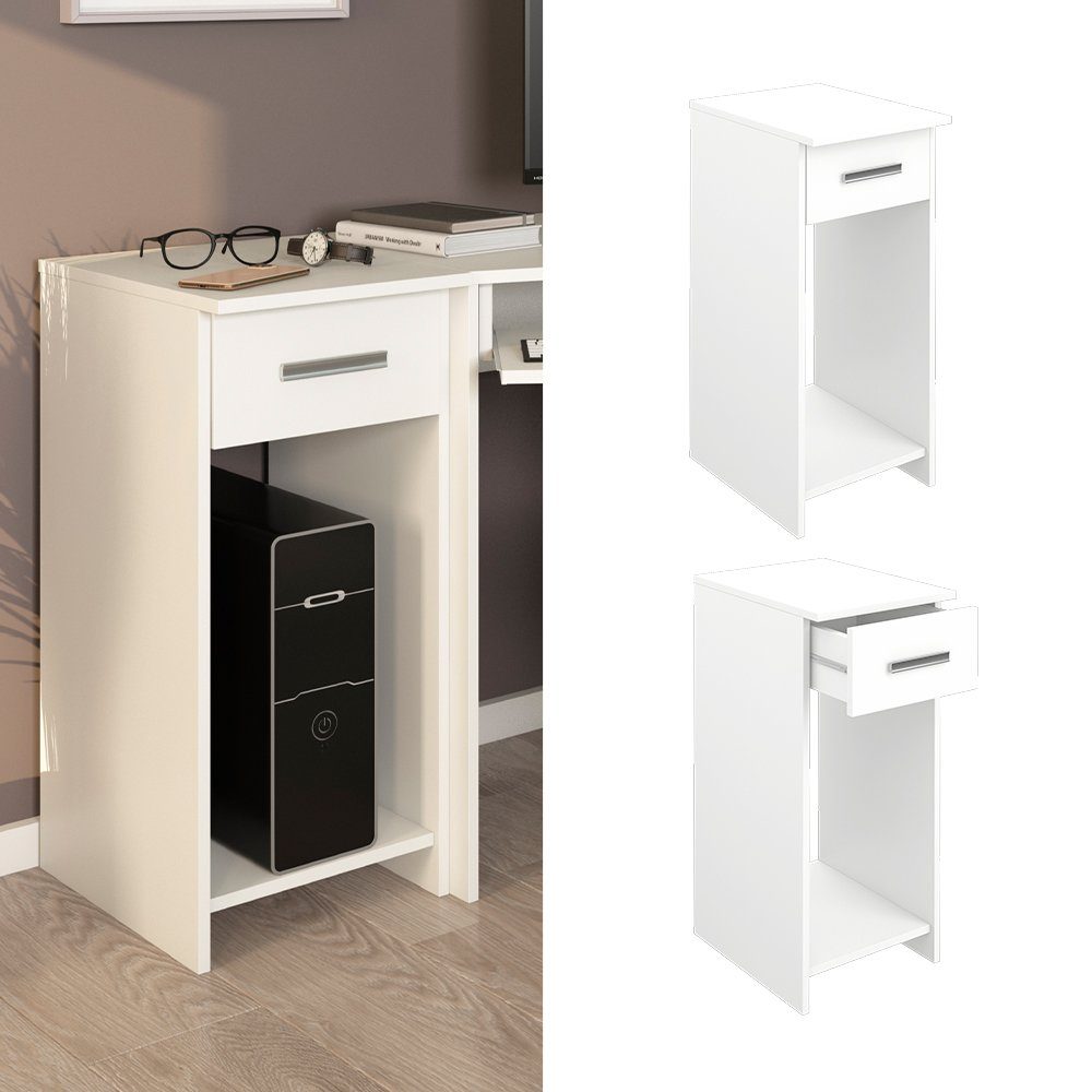 Vicco PC-Schrank Odin, Weiß, 35.1 x günstig online kaufen