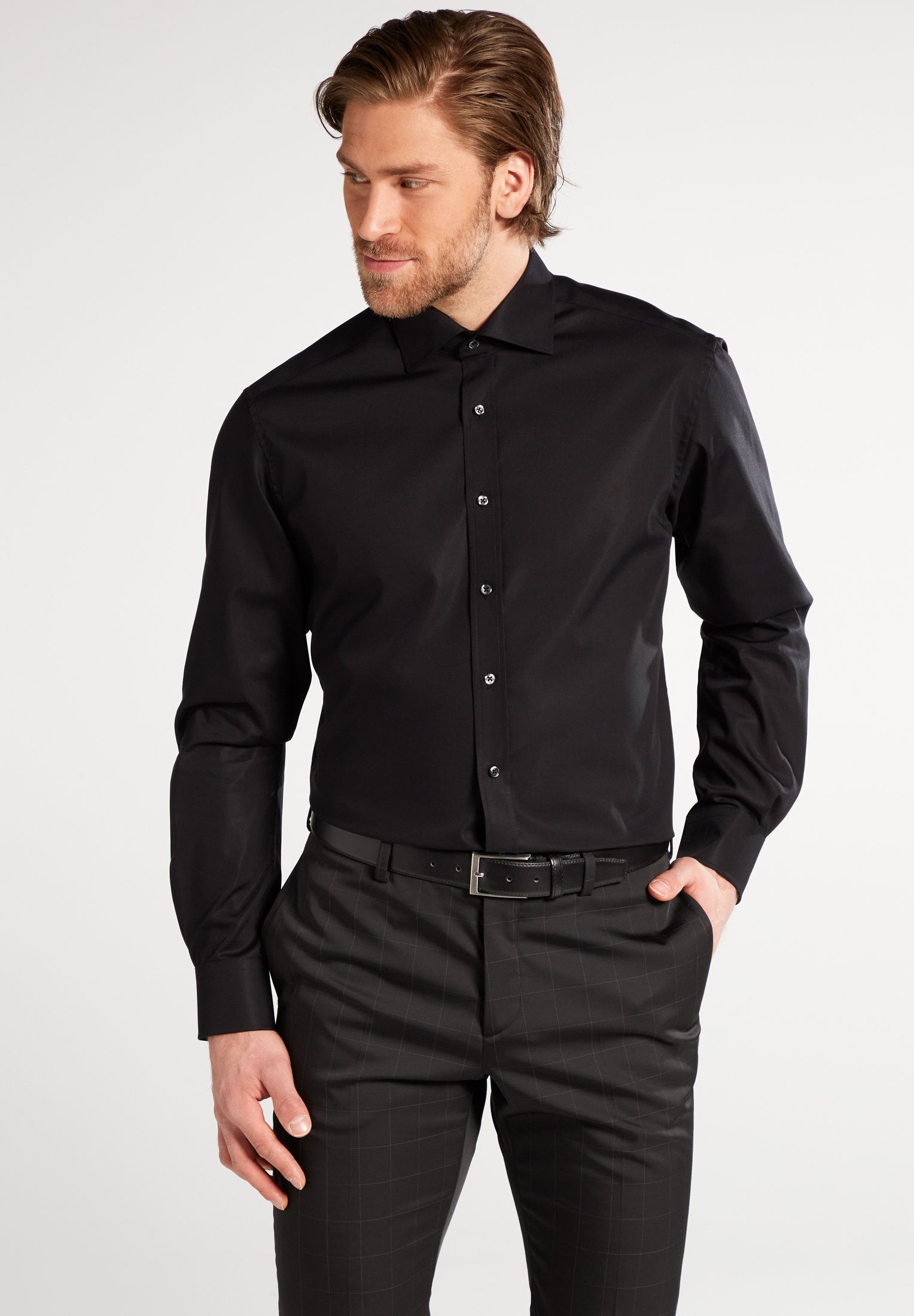 Eterna Langarmhemd MODERN FIT NON IRON günstig online kaufen