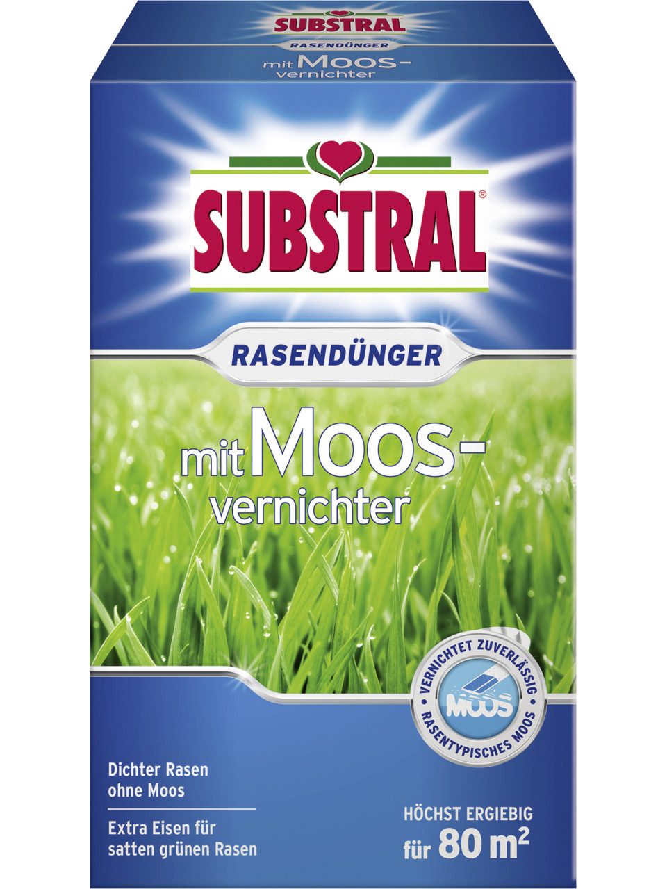 Rasendünger Substral Rasendünger plus Moosvernichter 2,8 kg
