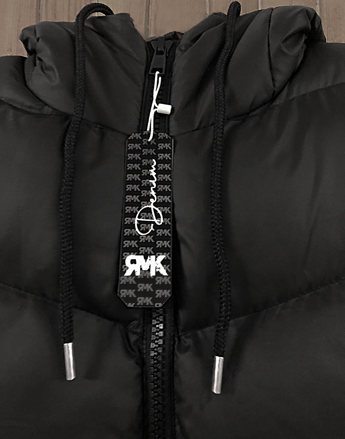 RMK Longweste Damen Steppweste Lang Weste Mantel Ärmellos Jacke Outdoor Warm Winter mit Kapuze