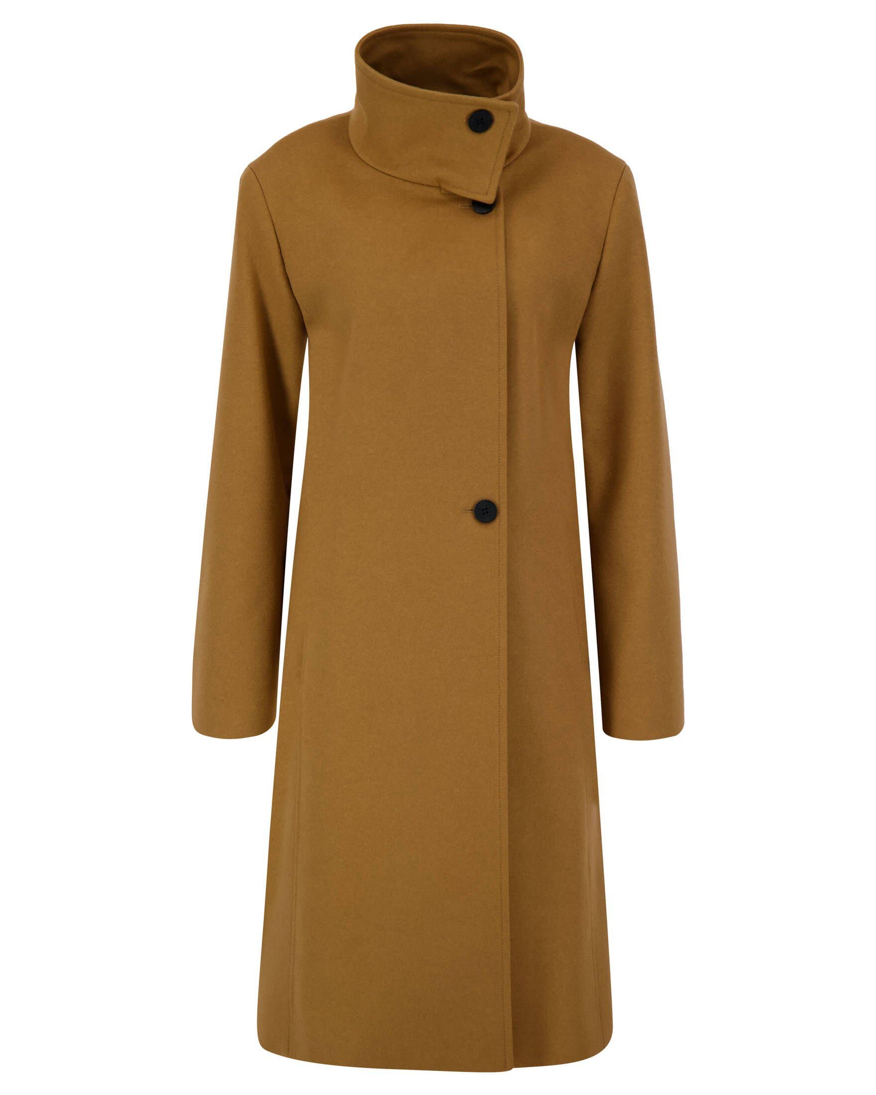 HUGO Wollmantel Damen Mantel MORINNA braun (25) mit Wolle