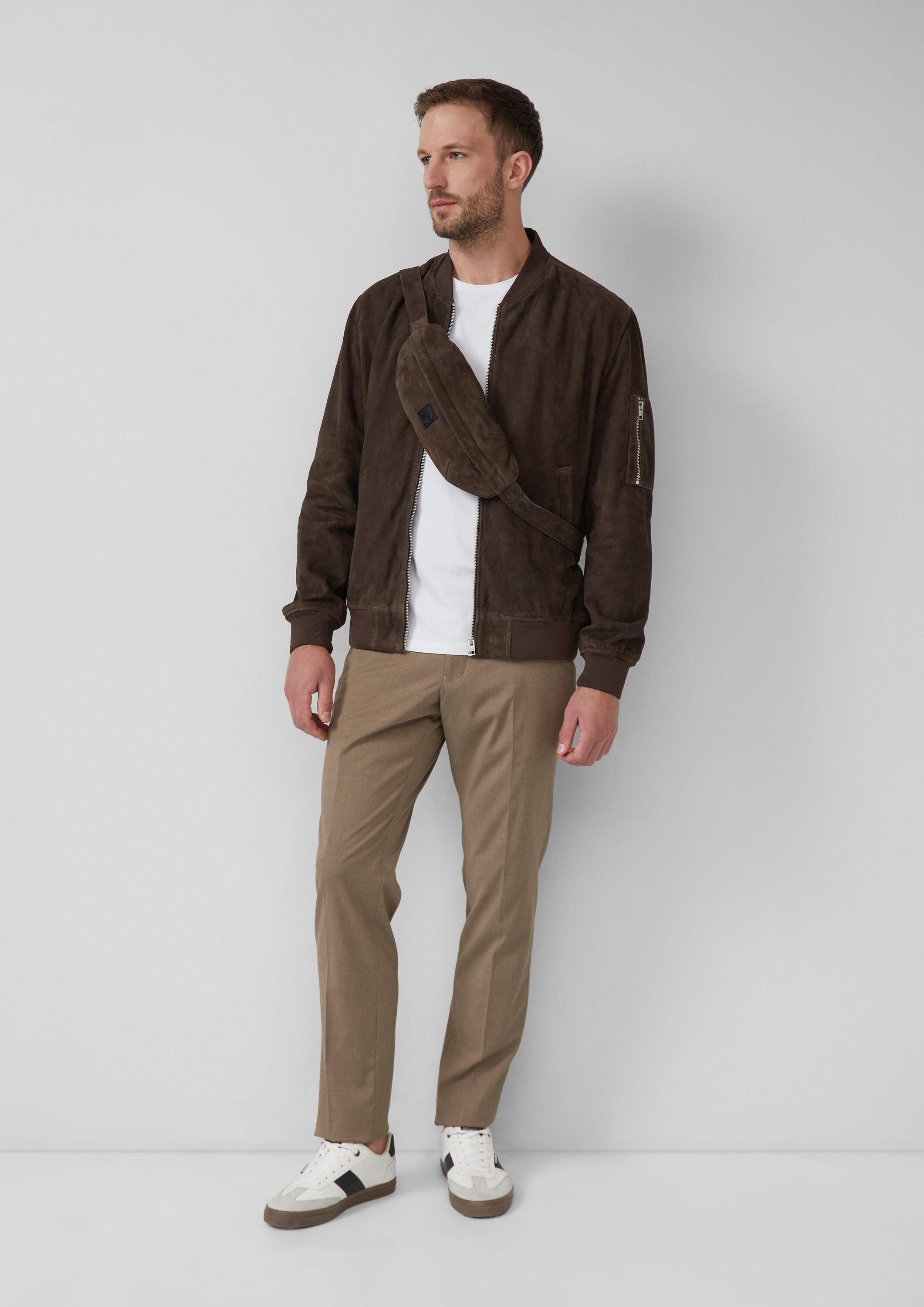 s.Oliver T-Shirt Tasche Crossbody-Bag aus softem Veloursleder günstig online kaufen