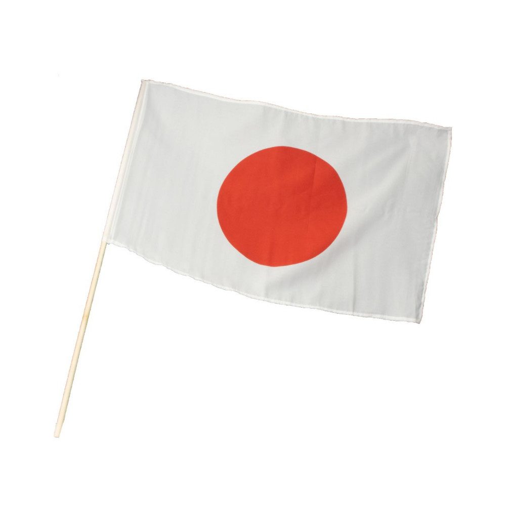 VertriebsArena GmbH Fahne Japan-Fahne 40x60cm mit Holzstock