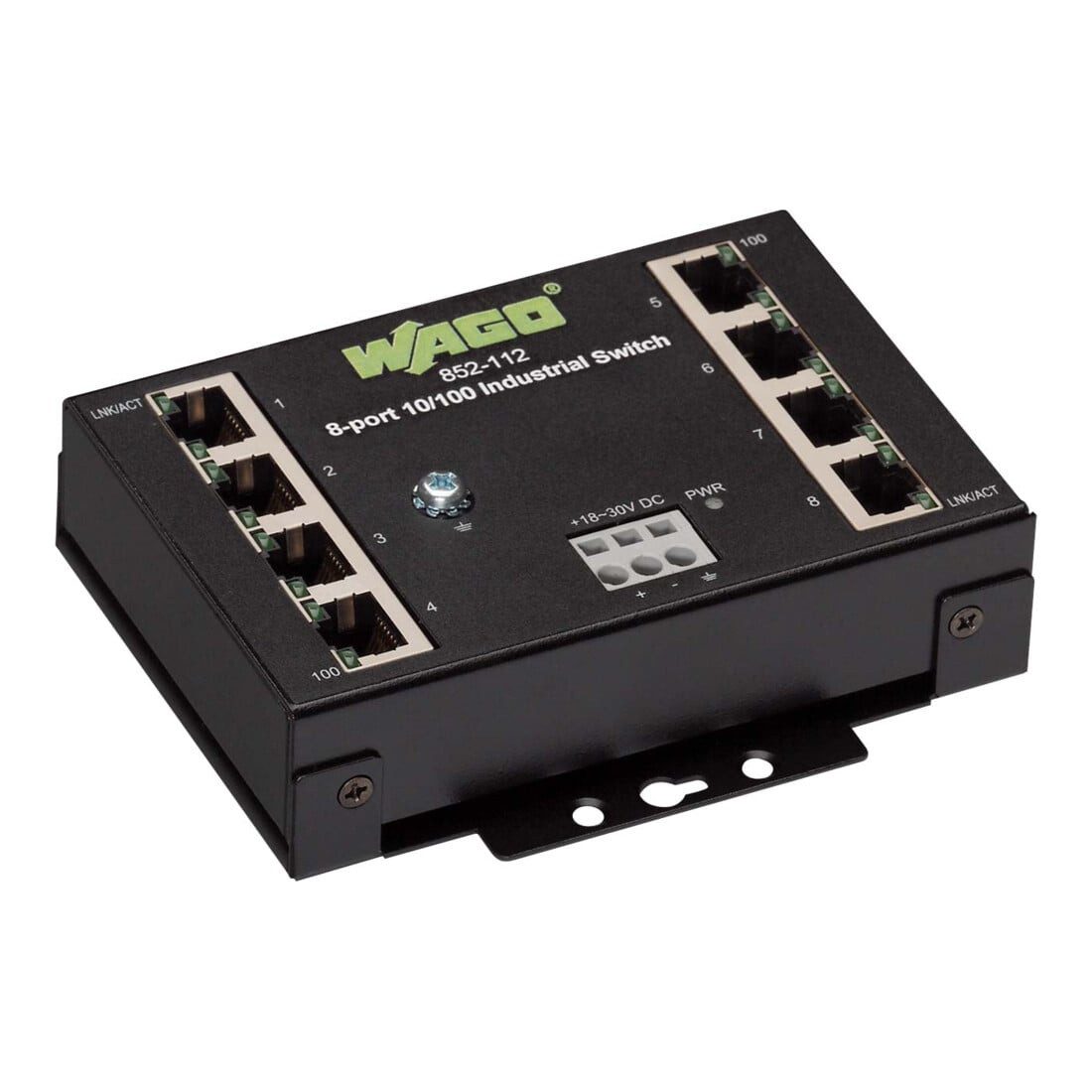 WAGO Stromverteiler WAGO GmbH& Co. KG Industrie Eco Switch 8 Port 852-112