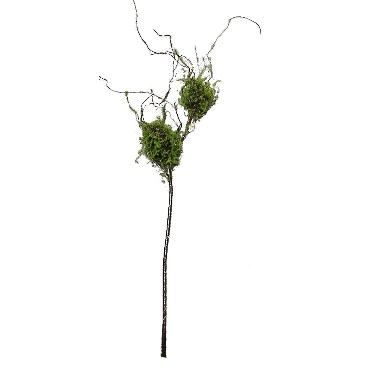 Kunstblume Zweig mit Vogelnestern Kunstpflanze Flora