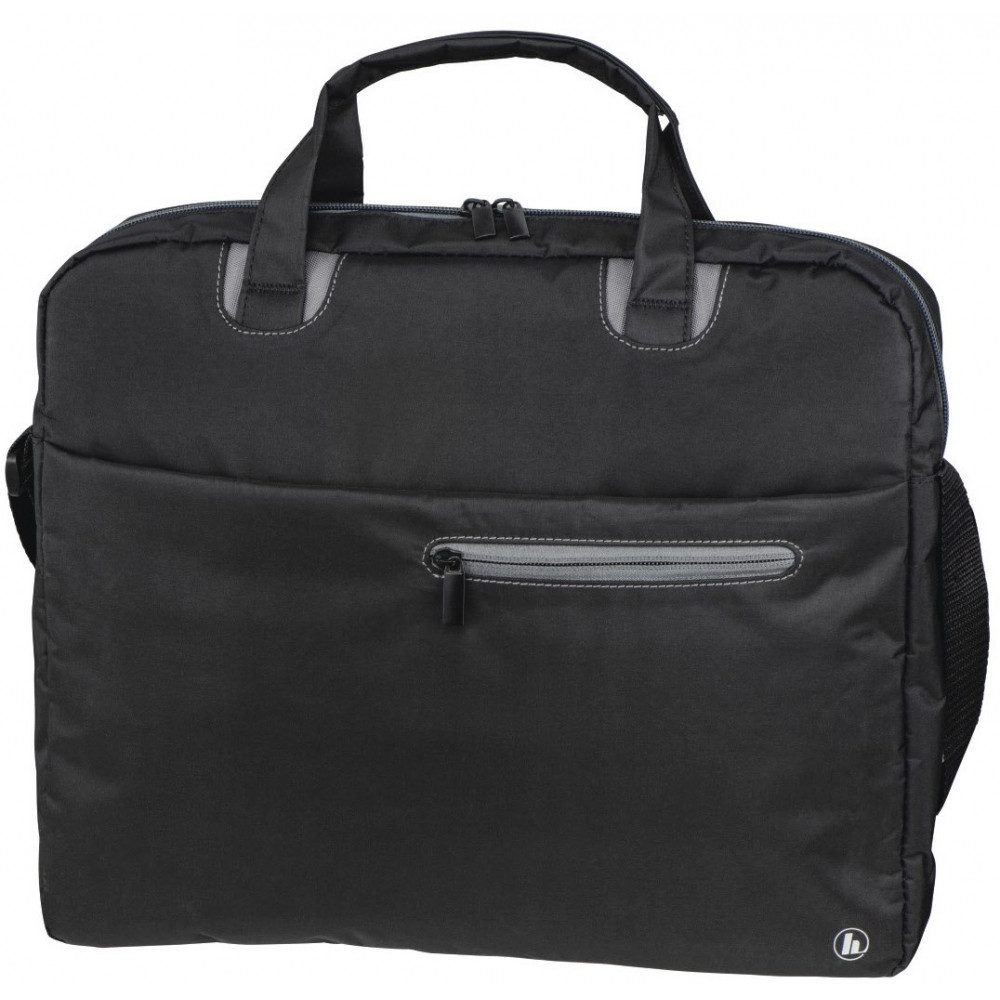 Laptoptasche Hama Laptop-Tasche Sydney grau/schwarz bis 40 cm für Laptops.