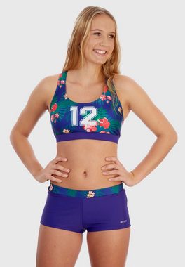 Beco Beermann Triangel-Bikini-Top Crop Top (2-St), im Cheerleader-Design