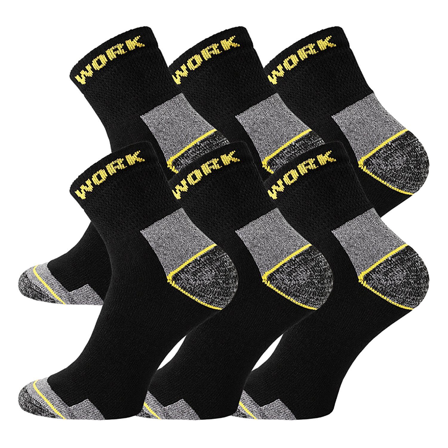 TippTexx 24 Kurzsocken 6 Paar Kurzschaft Arbeitssocken, ANTILOCH-GARANTIE, günstig online kaufen