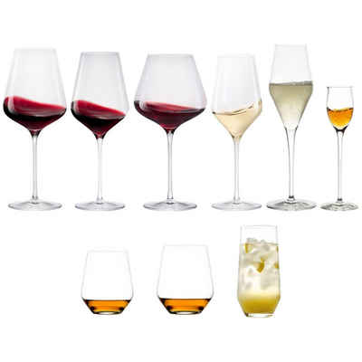 Stölzle Glas Quatrophil Wein-, Trink und Sektgläser 54er Set, Glas