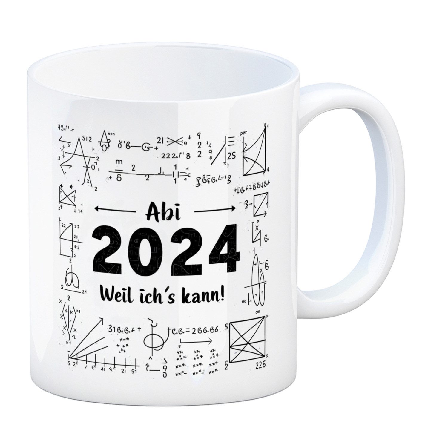 Tasse ABI 2024 - Weil ich's kann Kaffeebecher