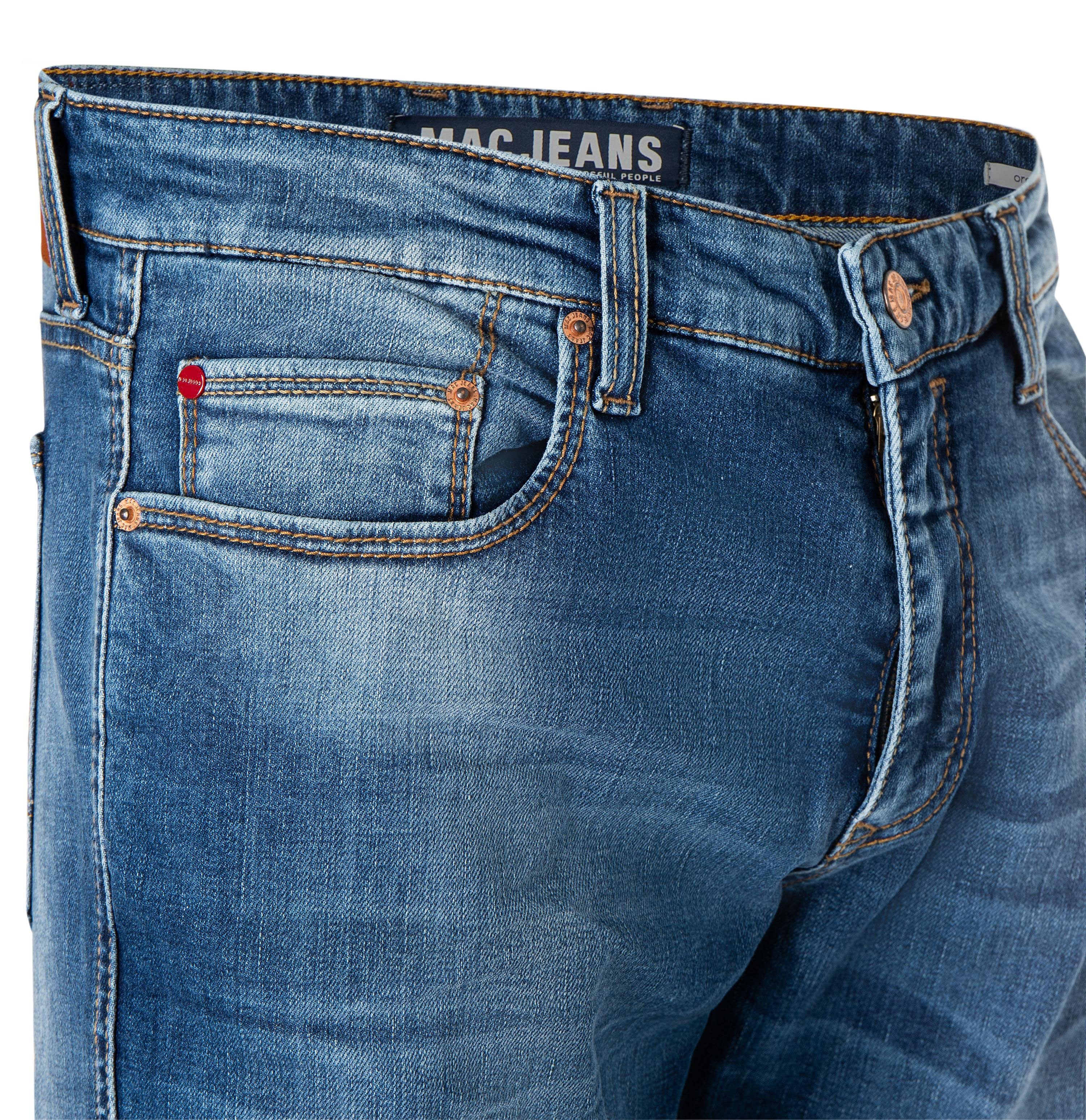 MAC 5-Pocket-Jeans Greg Tapered Fit Stretch Denim