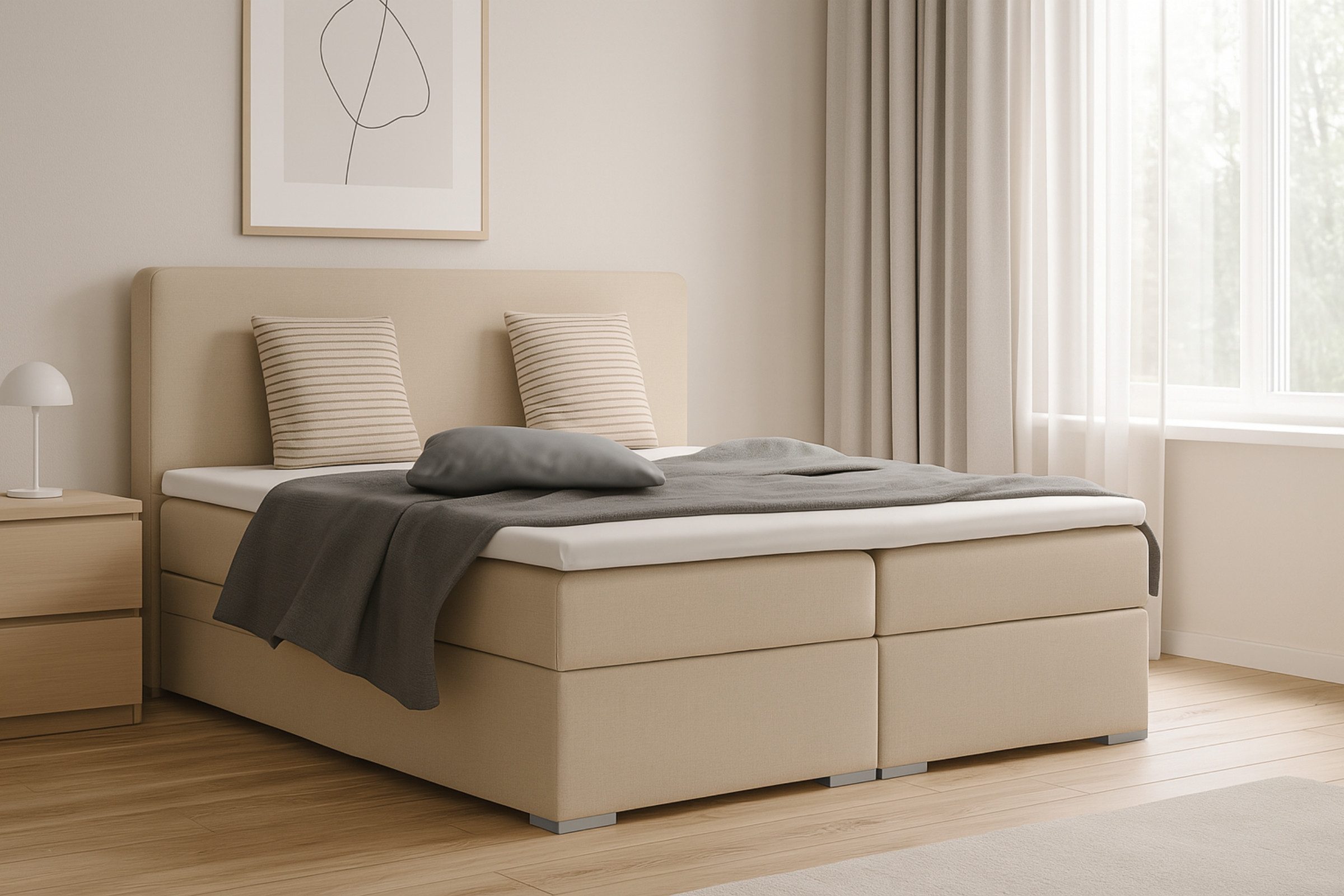 Deine Möbel 24 Boxspringbett BELLO Boxspring günstig online kaufen