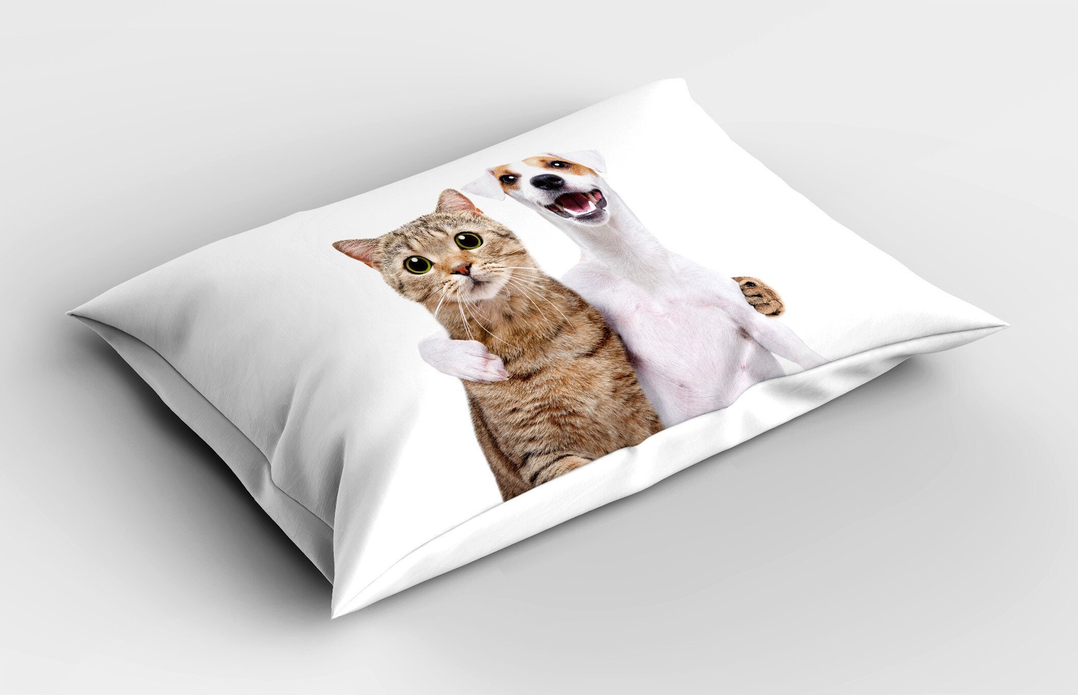 Kissenbezüge Dekorativer (1 Real Abakuhaus Life Stück), Size Kissenbezug, Süße Tiere King Freundlich Standard Gedruckter Katze