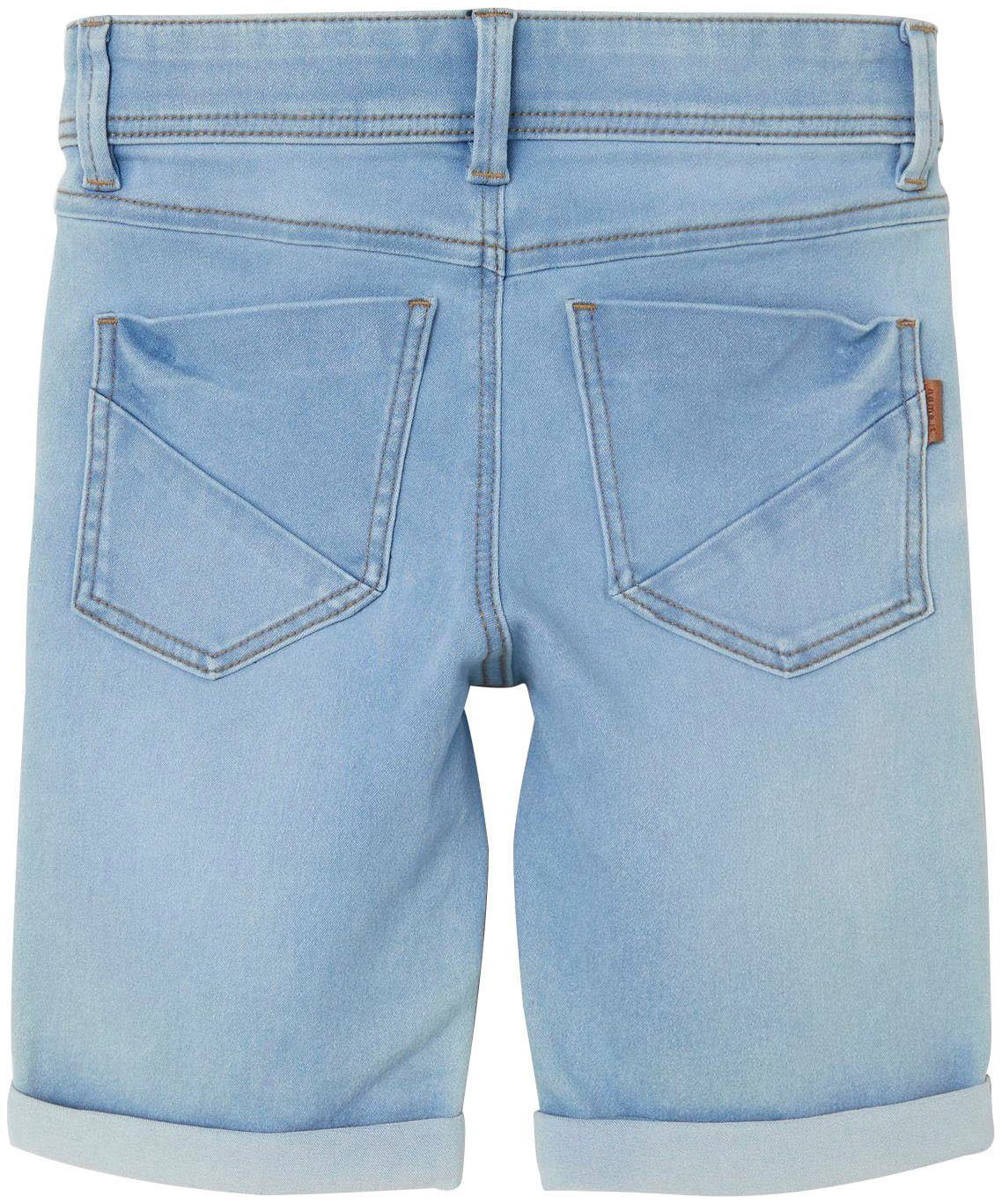 SLIM ligth blue NOOS NKMSILAS 2272-TX Shorts SHORTS DNM Name It denim L