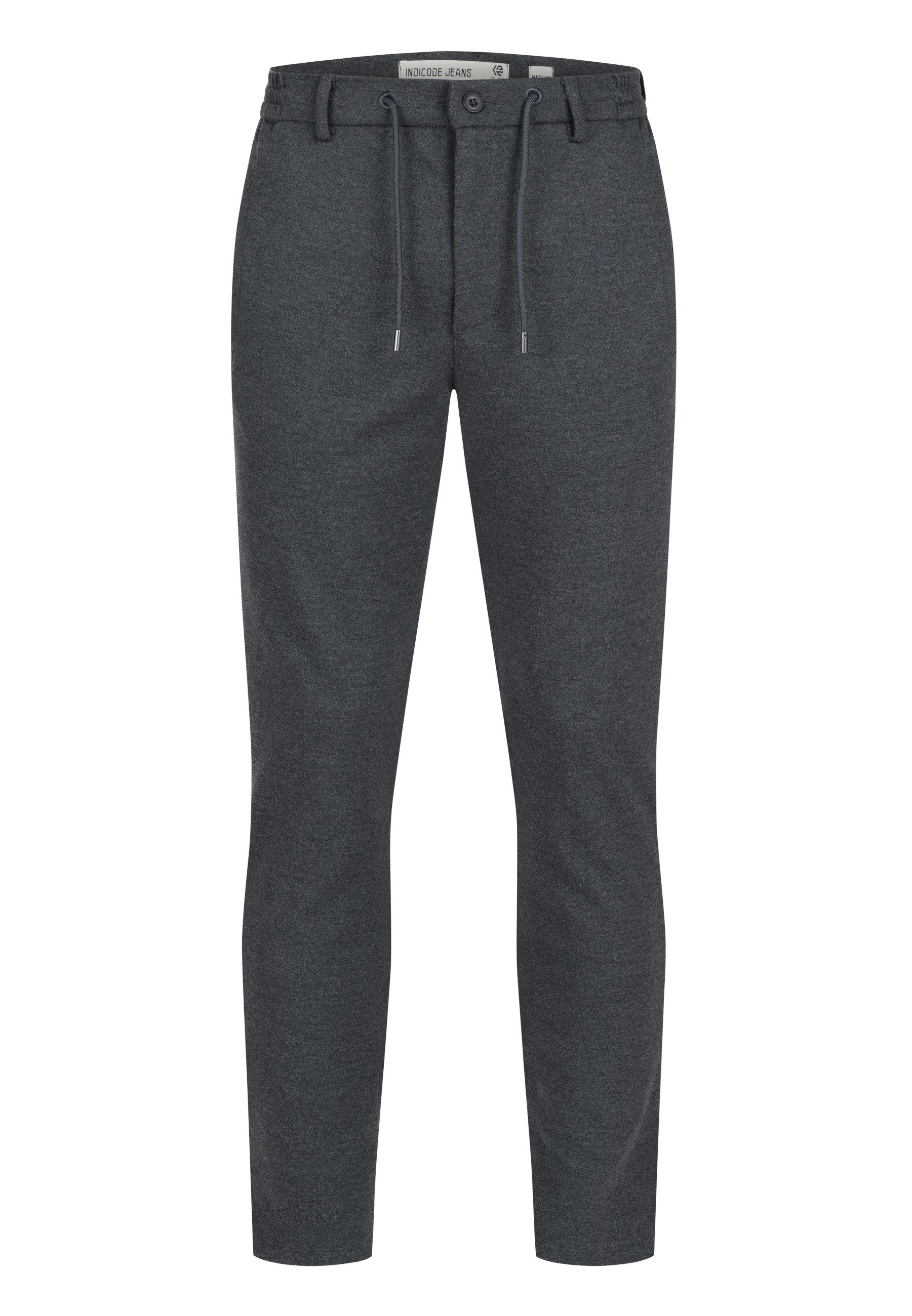 Indicode Chinohose Herren INNezzo Herrenhose mit Tunnelzug bequemer Passform mit elastischem Bund und Kordelzug