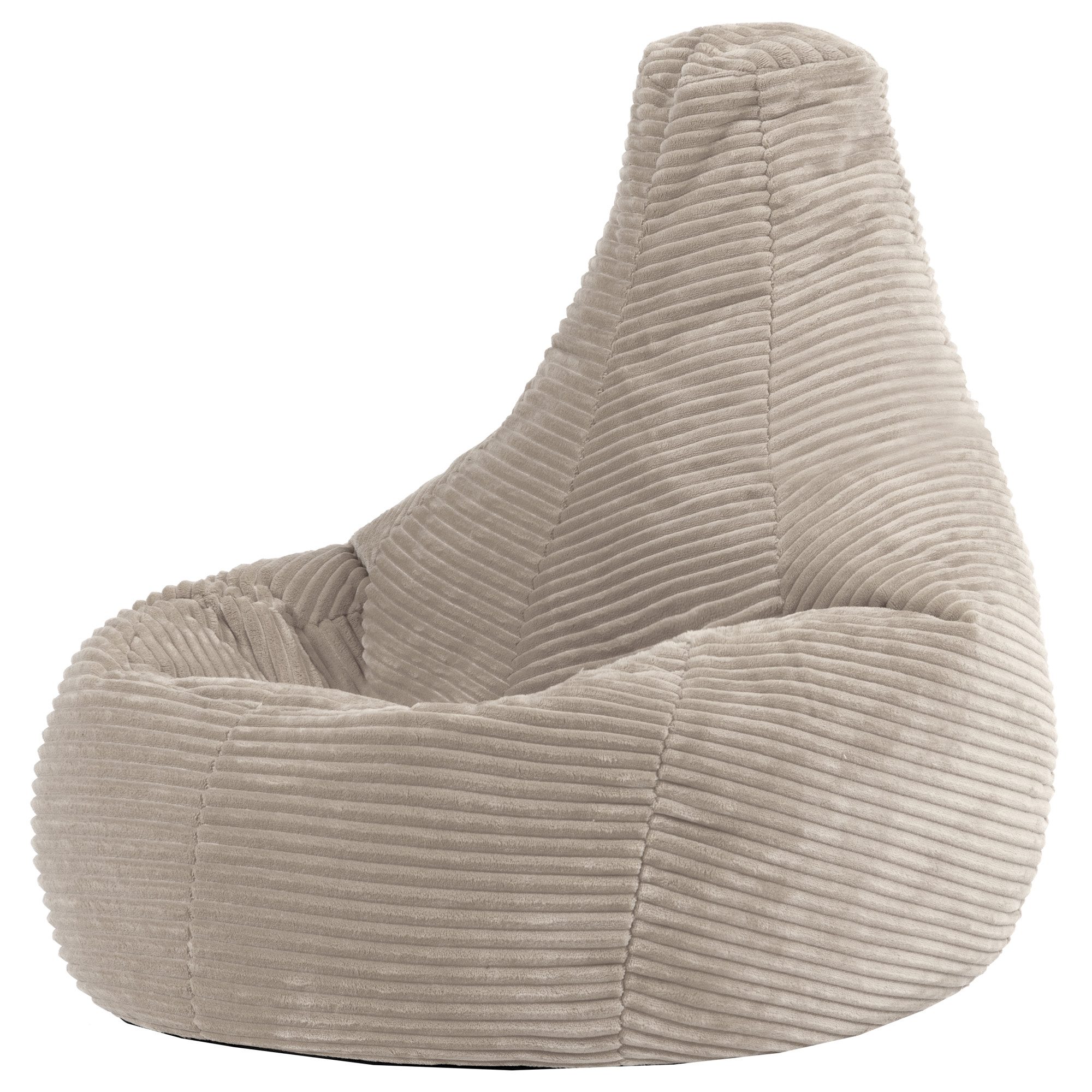 icon Sitzsack Kinder Sessel aus Cord Flauschig „Dalton", 69x59x65cm, Made i günstig online kaufen