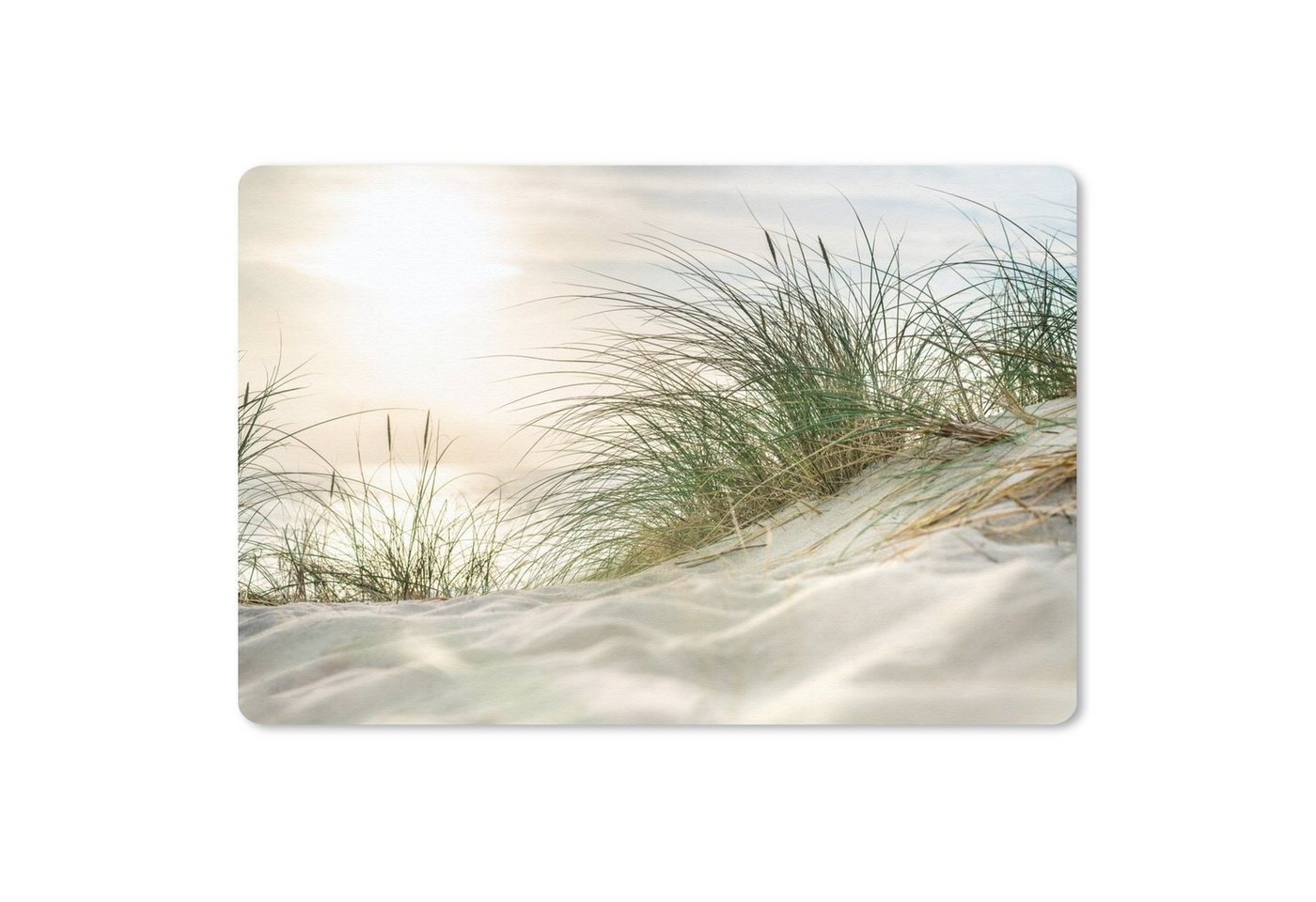 MuchoWow Mauspad Dünen am Wattenmeer (1-St), Mouse pad Klein, Gaming Deko, PC Zubehör, 27x18 cm