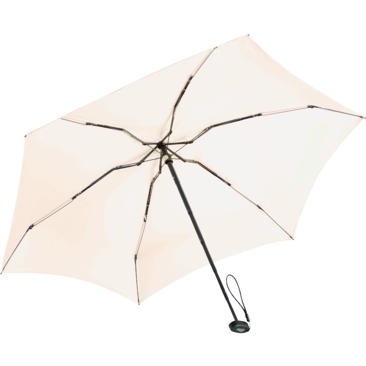 im Format, Schirm winziger 15 iX-brella Handy ultra-klein Ultra cm Taschenregenschirm Mini hellrosa