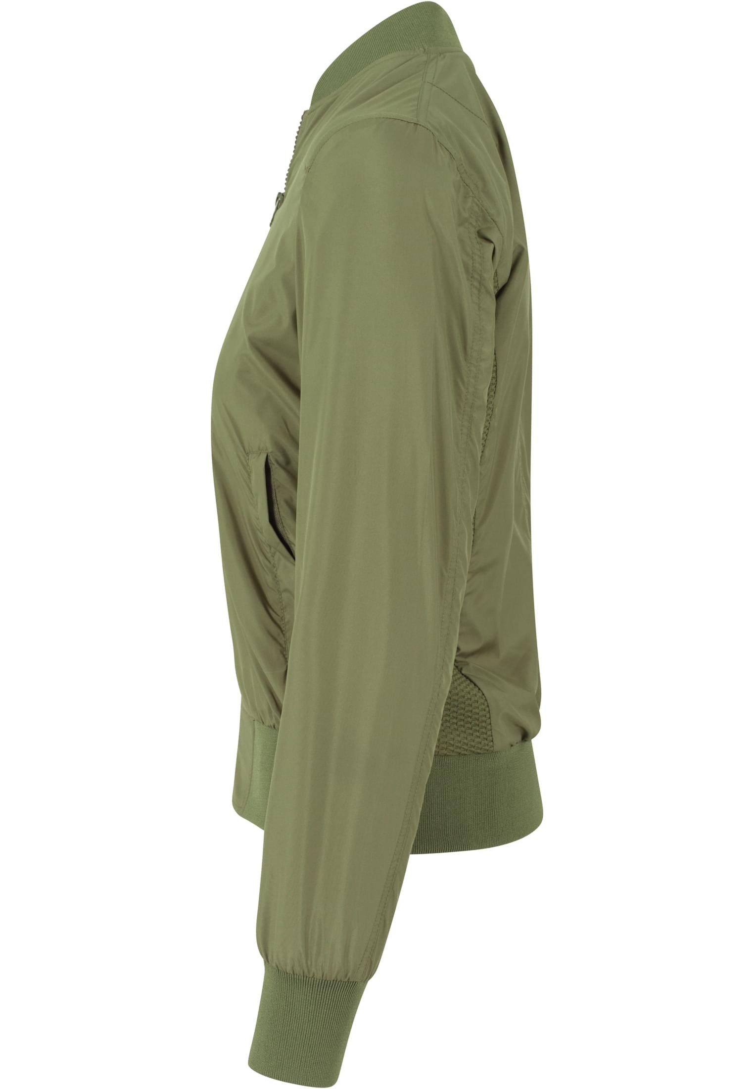 Bomber Jacket Damen Light Outdoorjacke (1-St) URBAN Ladies olive CLASSICS