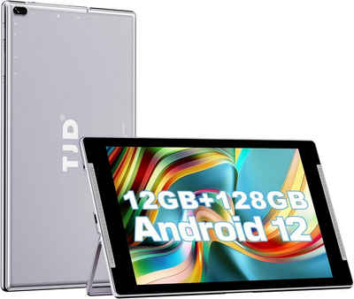 TJD Tablet (10.1", 128 GB, Android 12, 12GB RAM, FHD IPS, 8MP+2MP Kameras, Wi-Fi Bluetooth 6000mAh Google GMS)