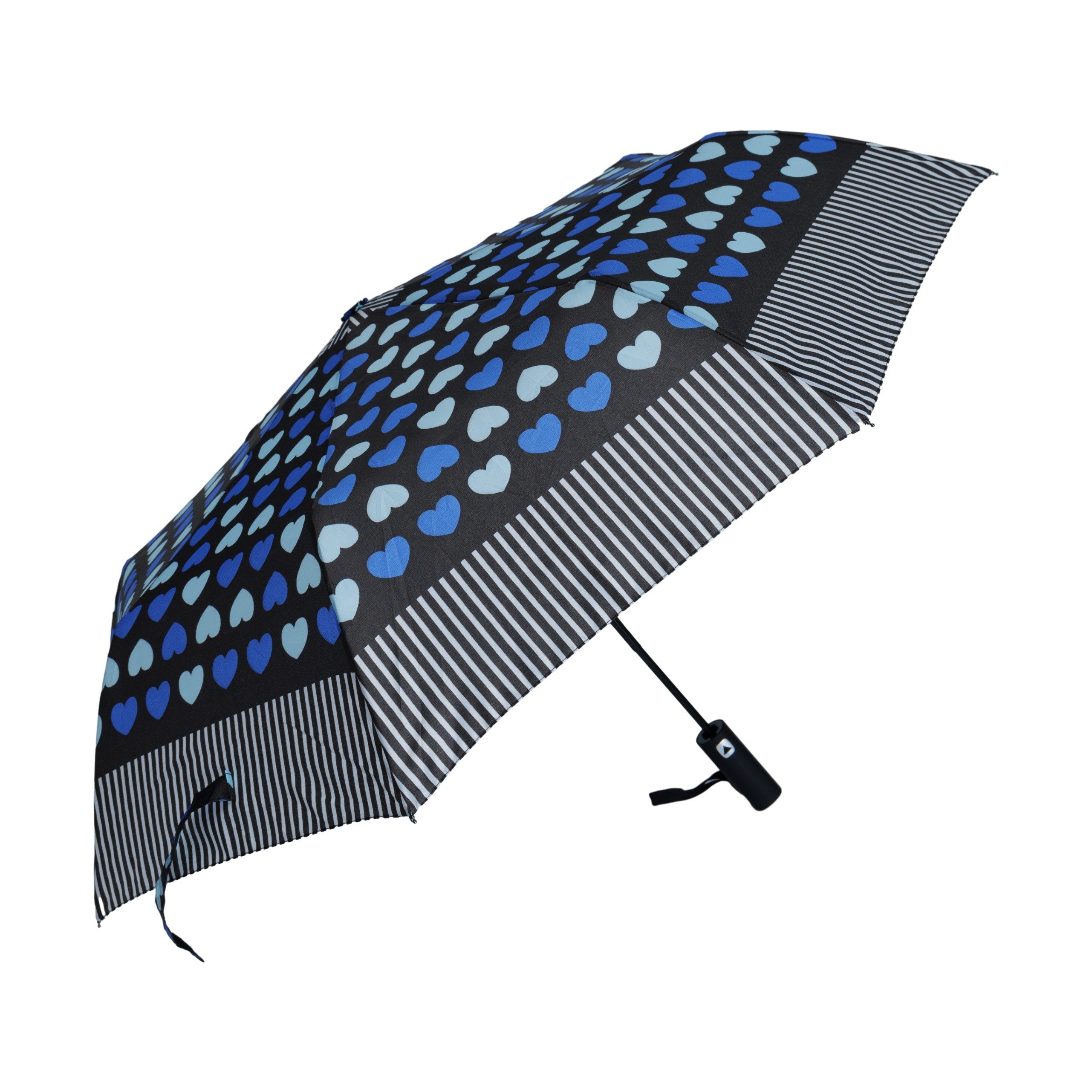 Susino Taschenregenschirm Teleskop Taschenschirm mit Schutzhülle ø100 cm Wind- und Regenfest