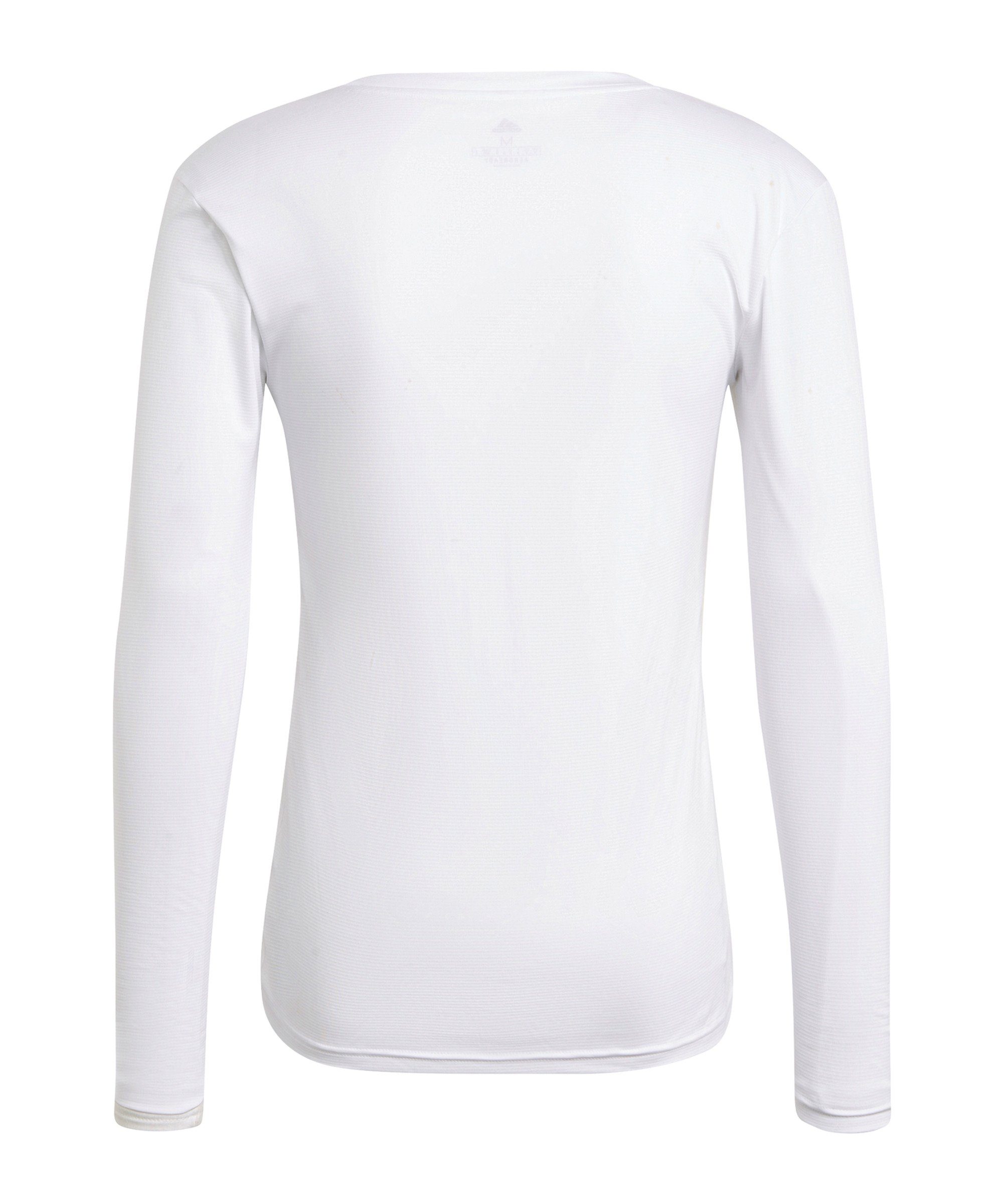 adidas Performance Funktionsshirt Produkt Base Top Nachhaltiges Team weiss langarm