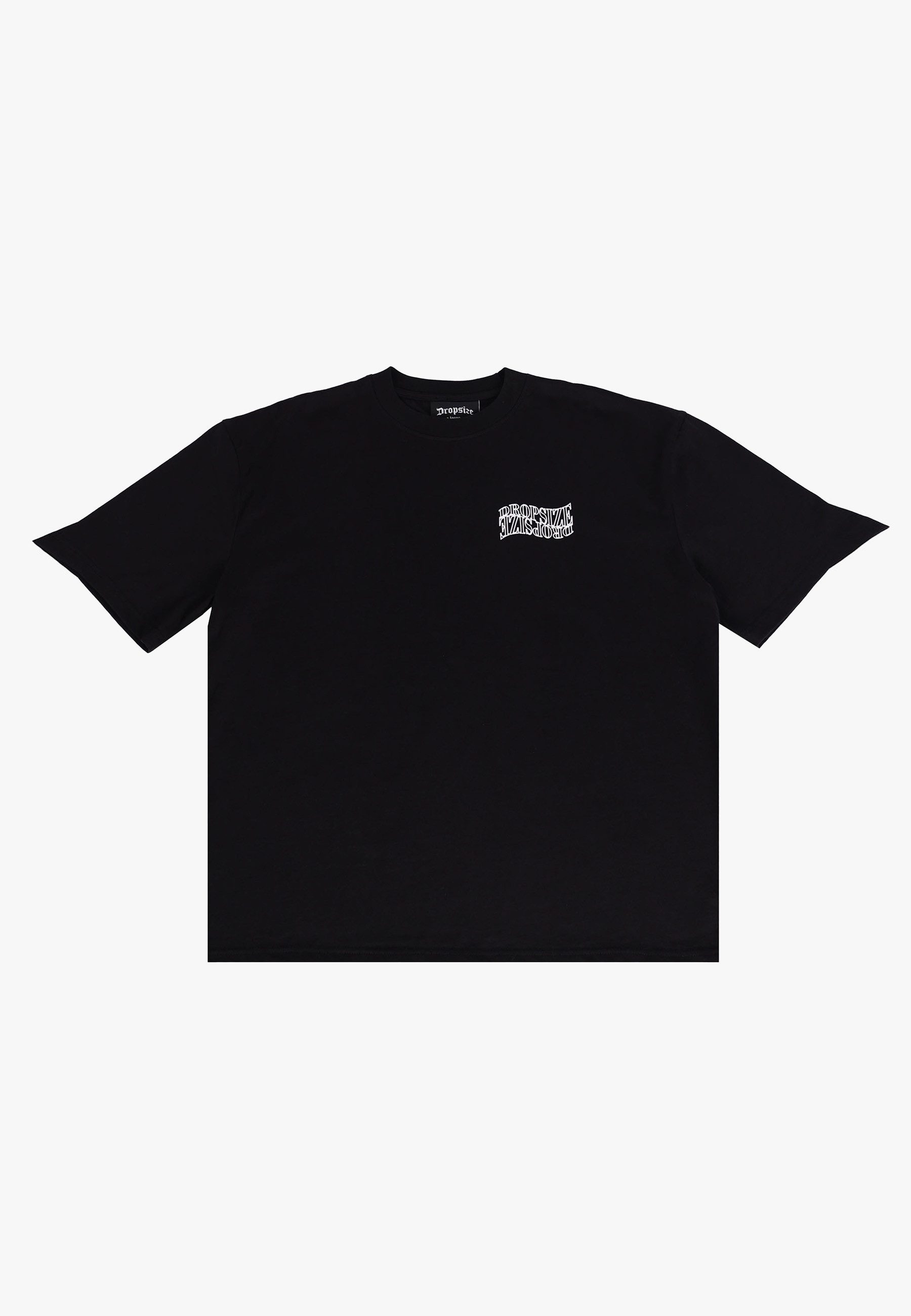 Dropsize T-Shirt Dropsize HEAVY OVERSIZE MIRRORED LOGO T-SHIRT (1-tlg)