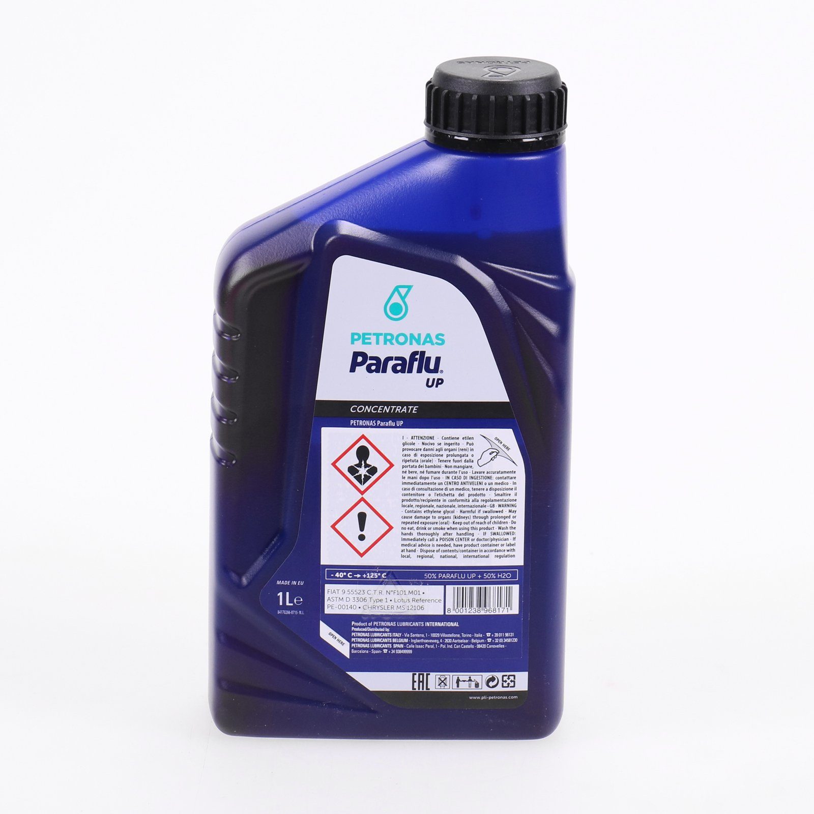 Petronas Kühlerfrostschutz Paraflu UP Kühlflüssigkeit 1Liter Fiat 9.55523, bis -40 °C, 1 St., Farbe: Rot
