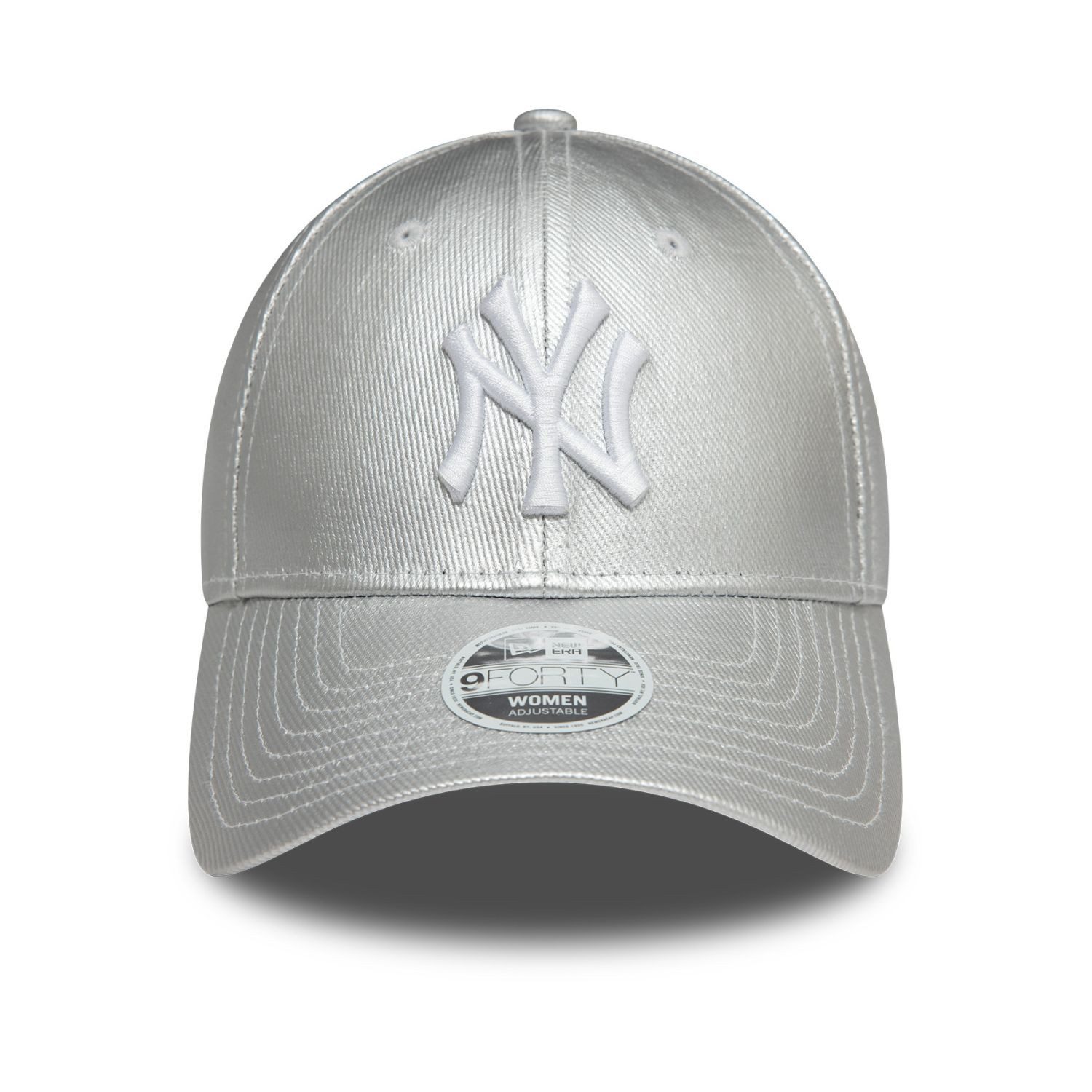 New Era Baseball Cap 9Forty METALLIC DENIM NY Yankees silber günstig online kaufen