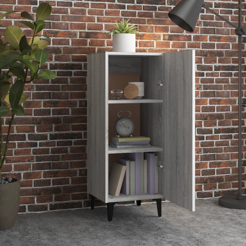 vidaXL Sideboard Sideboard Grau Sonoma 34,5x34x90 günstig online kaufen