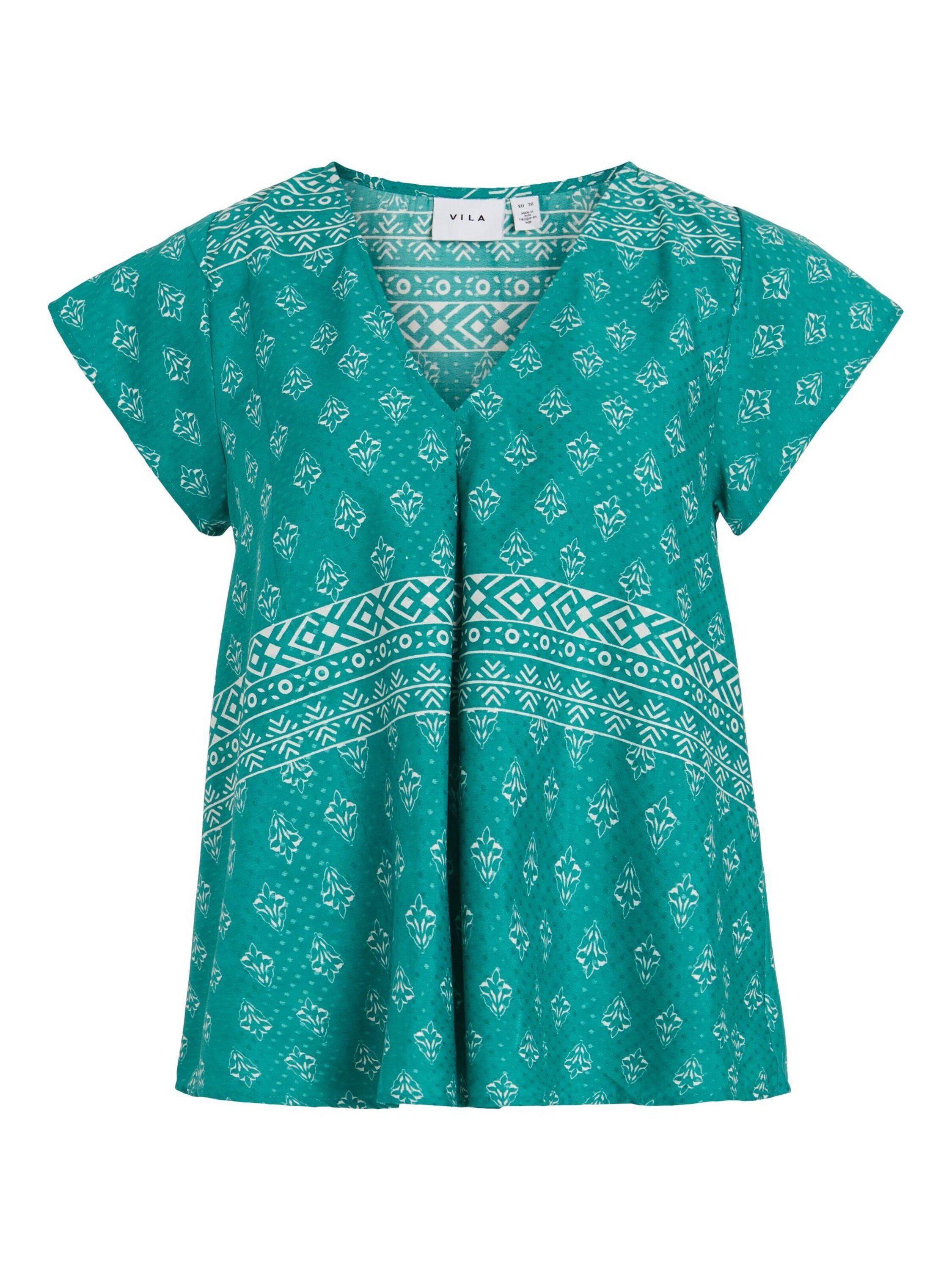 Vila Kurzarmbluse ATNIA (1-tlg) Falten