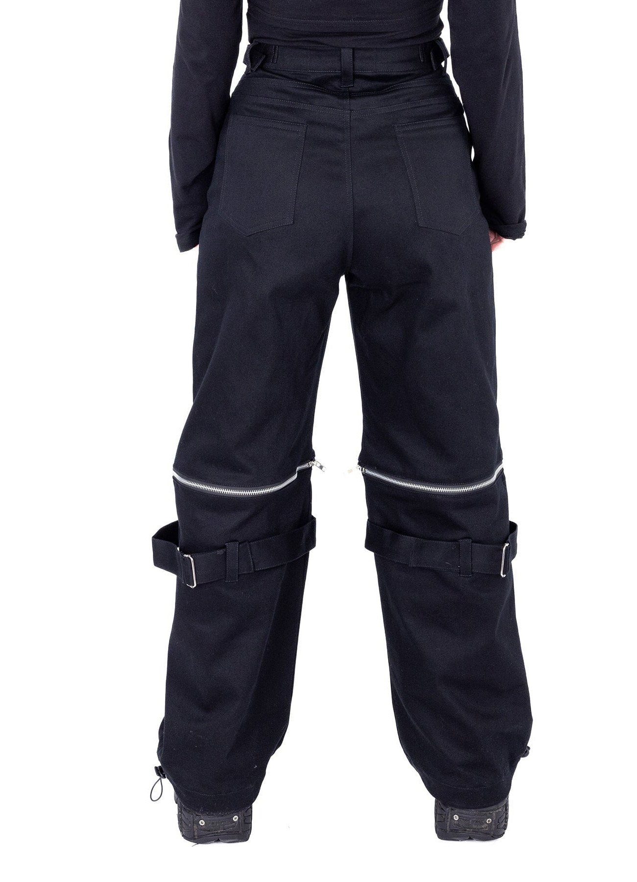Heartless Stoffhose Darcy Gothic Pants Zip günstig online kaufen