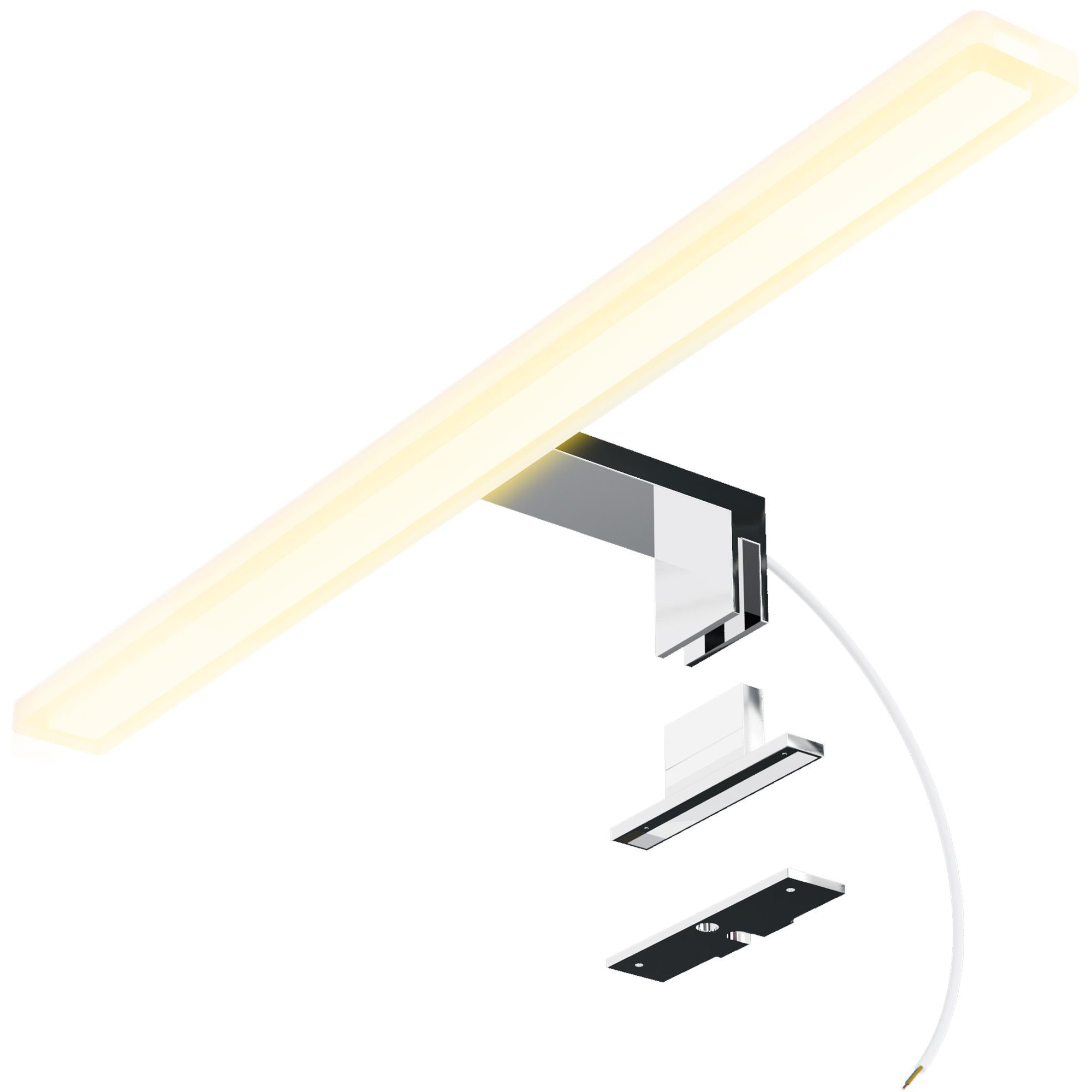 SSC-LUXon LED Bilderleuchte LINA 3-in-1 Bad Spiegelleuchte 50cm warmweiss L günstig online kaufen