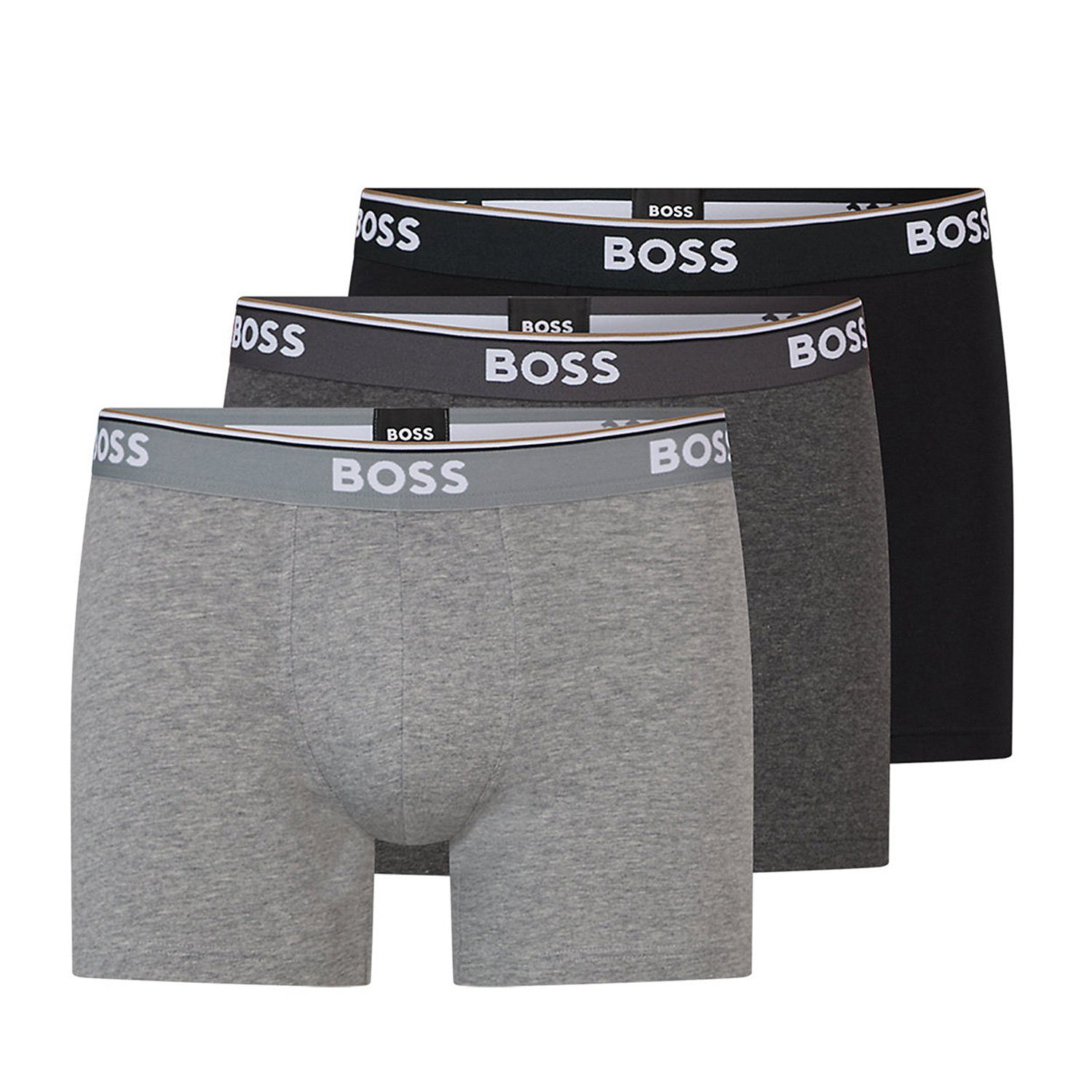 BOSS Boxer Brief 3P Power Herren Unterwäsche (Dreierpack, 3-St., 3er-Pack) günstig online kaufen