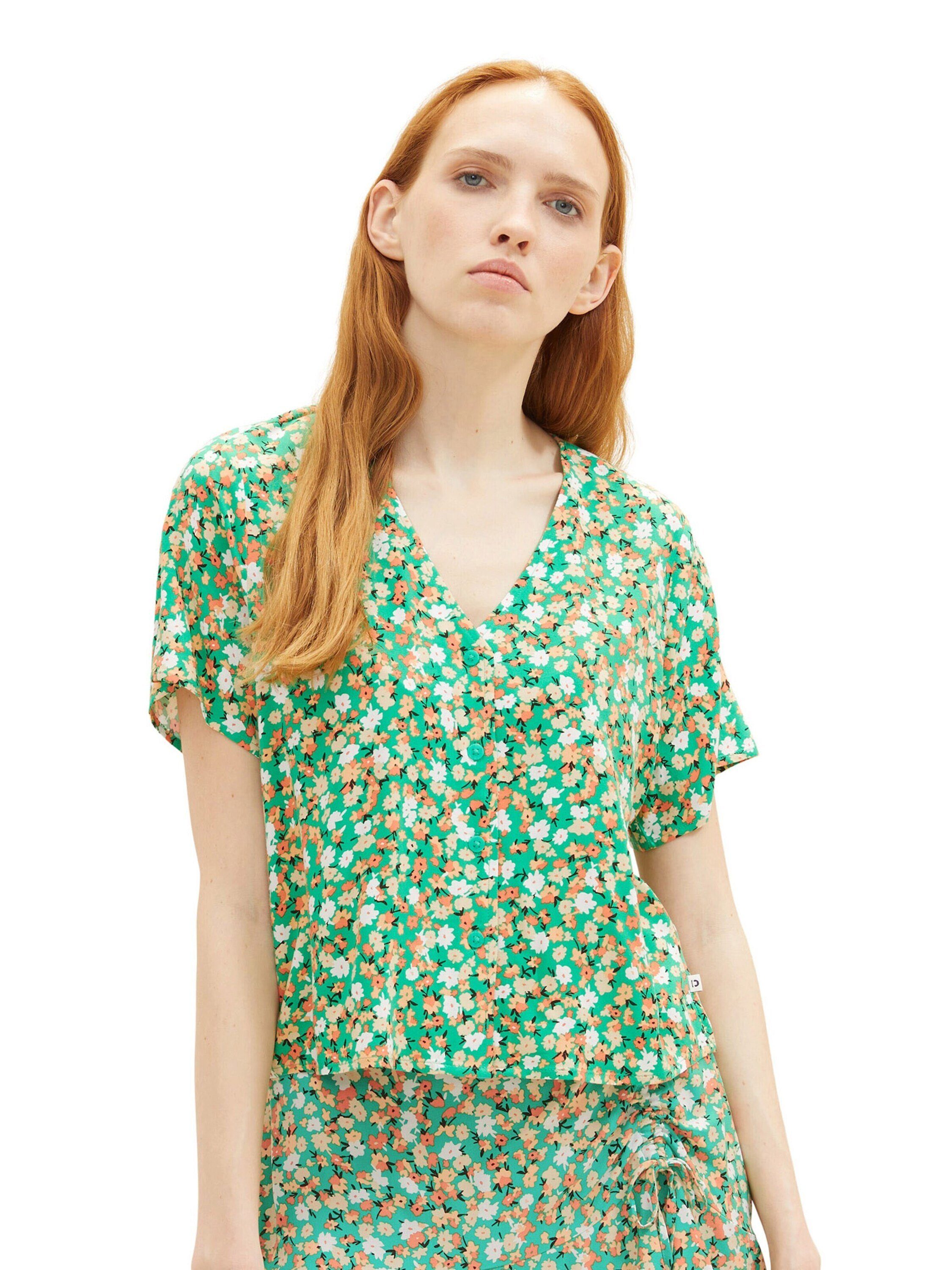 TOM TAILOR Denim Funktionsbluse (1-tlg) Plain/ohne Details