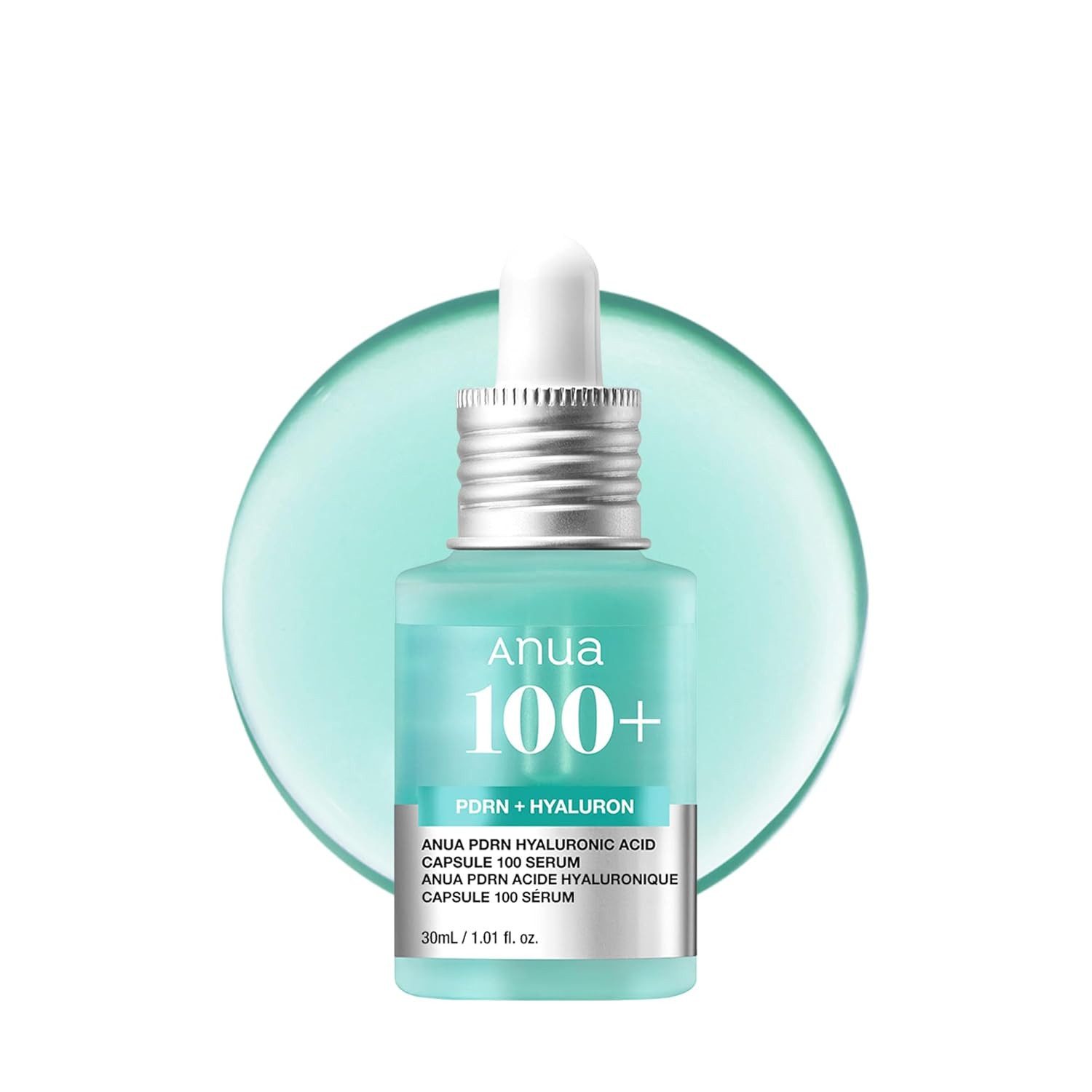 Anua Gesichtsserum PDRN + Hyaluron Acid Capsule 100 Serum Gesichtsserum, PDRN, Hyaluronsäure, 30ml Inhalt