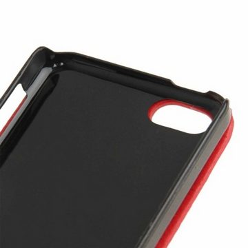 König Design Handyhülle Apple iPhone 5c, Apple iPhone 5c Handyhülle Backcover Rot