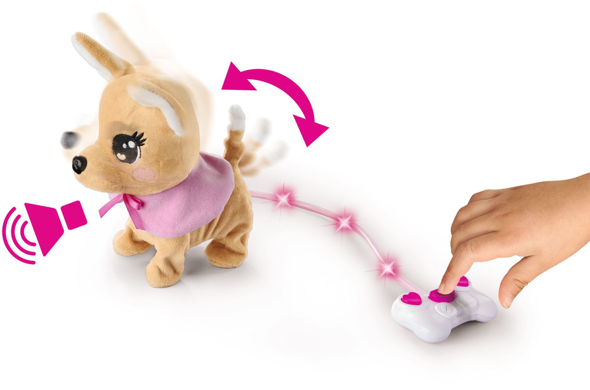 SIMBA Kuscheltier Chi Chi Love, Loomy, mit Funktion